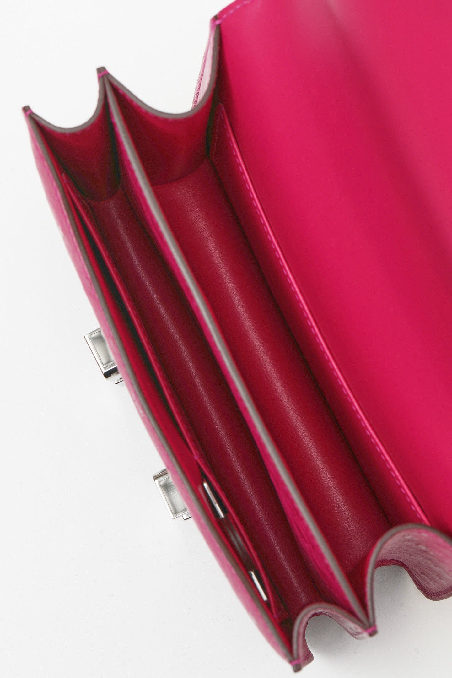 CJG24 , OR Rose Purple Ostrich leather PHW #4382