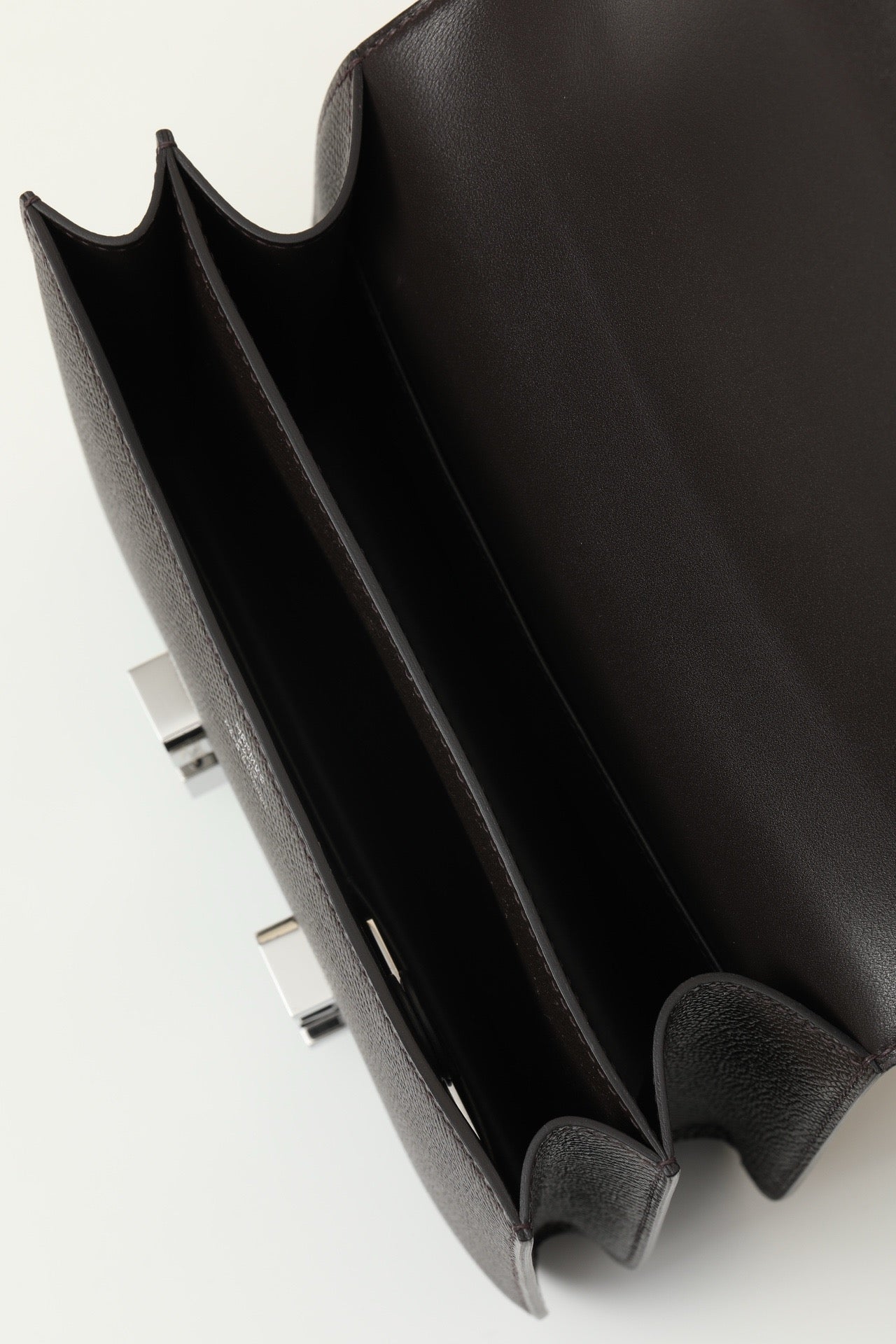 CJ19 19 cm , 4C Bark Brown Epsom leather Enamel Buckle #4338