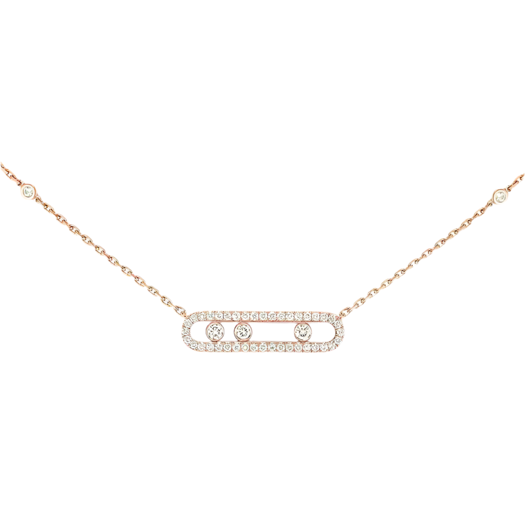 Baby Move Pavé Diamond Necklace