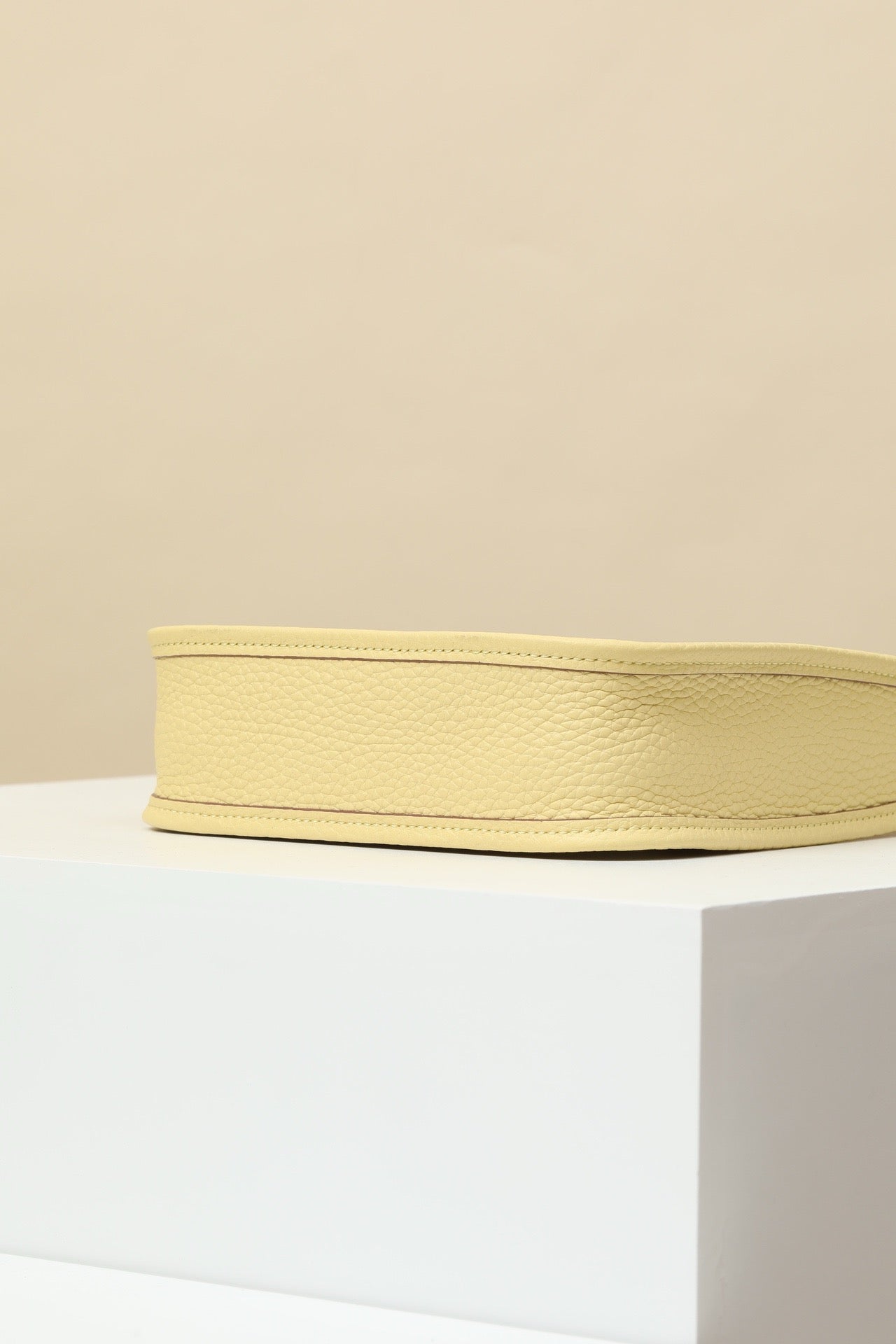 YF16 1Z Chick Yellow , Clemence bull leather crossbody bag , GHW #4402