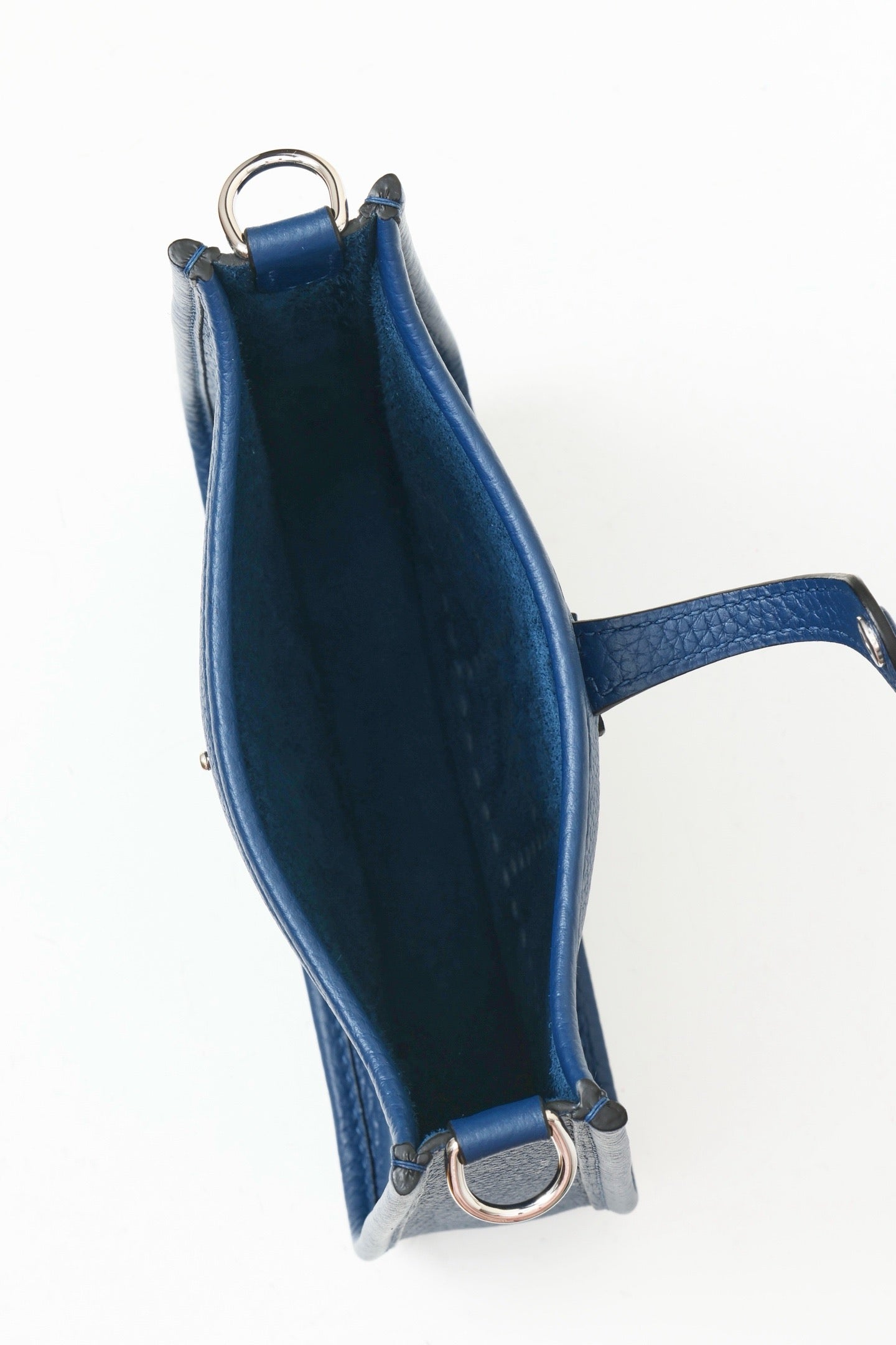 YF16 Tie-Dye Blue , Clemence bull leather crossbody bag , PHW #4393