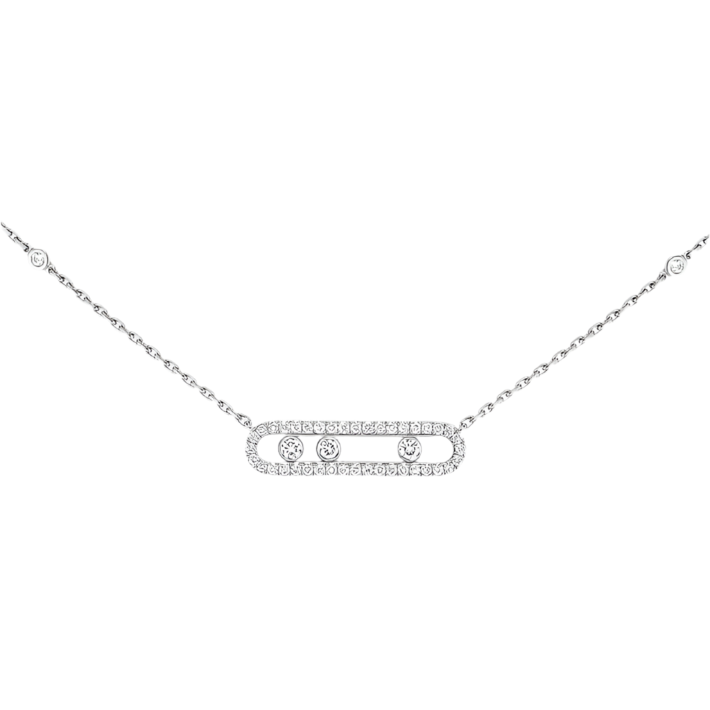Baby Move Pavé Diamond Necklace