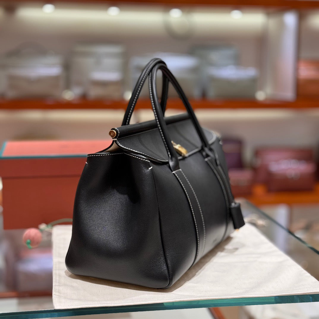 Loom Tote Bag in Leather #1614