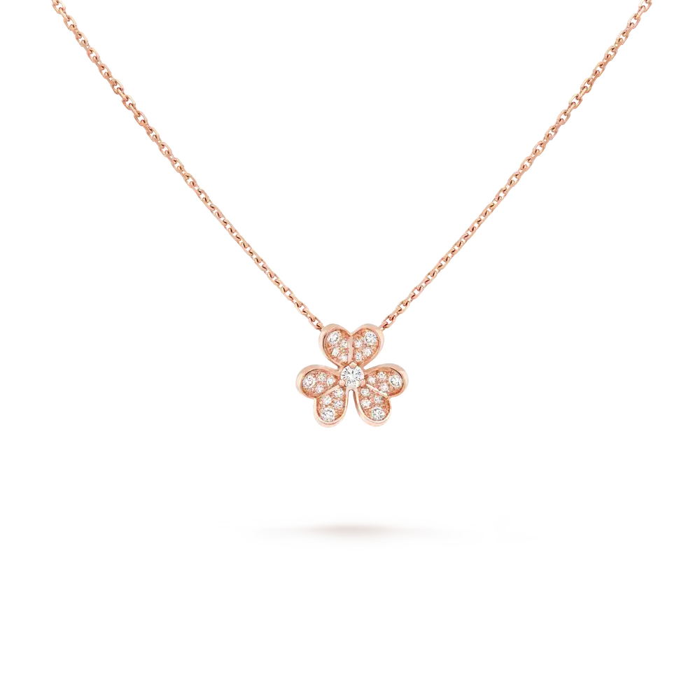 Frivole Pendant, Mini Model, Diamonds