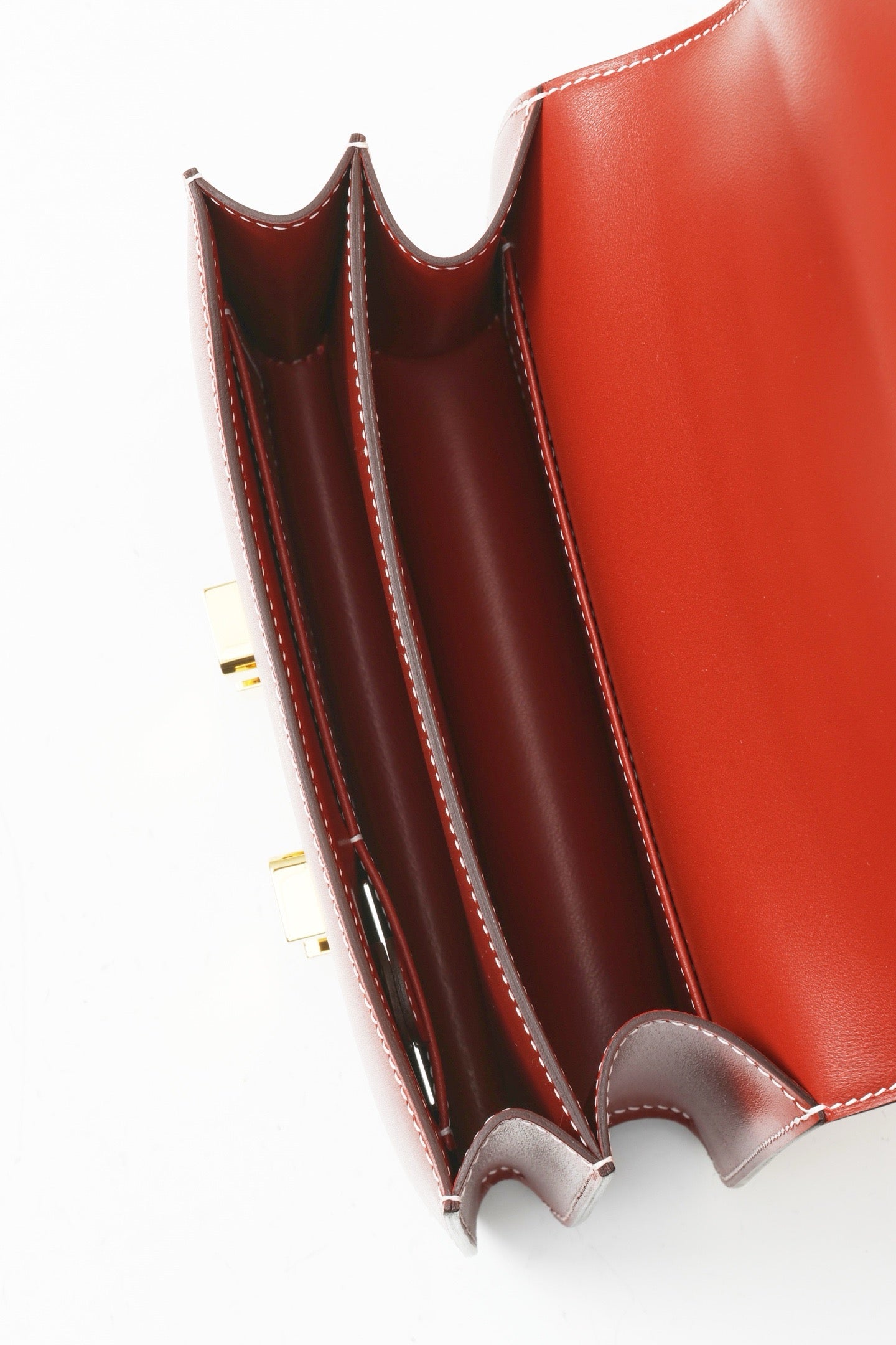 CJ19 19 cm , Brick Red Box leather GHW #4293