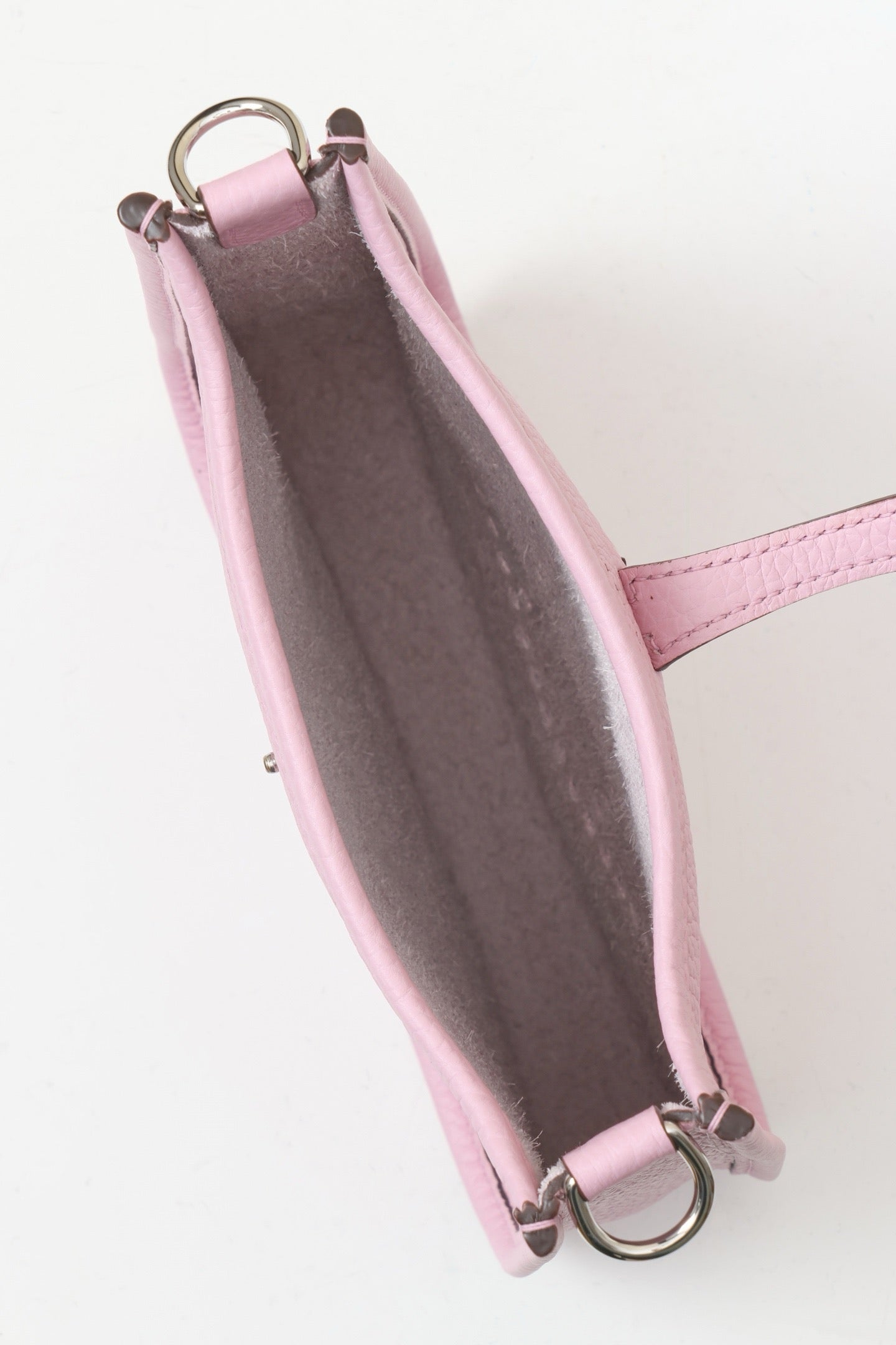 YF16 X9 Mallow Purple ,Clemence bull leather crossbody bag , PHW #4412