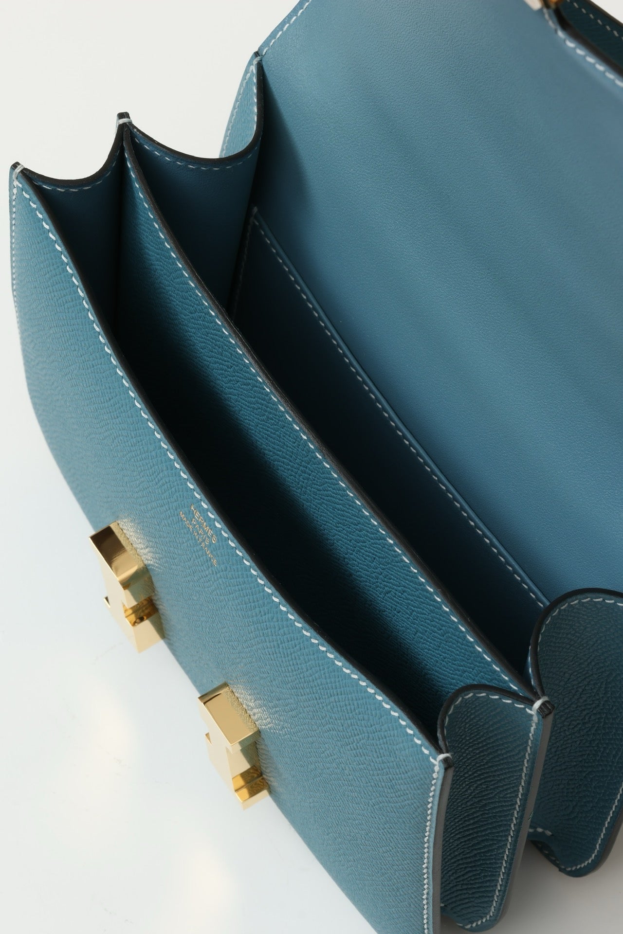 CJ19 19 cm , New Denim Blue Epsom leather GHW #4303