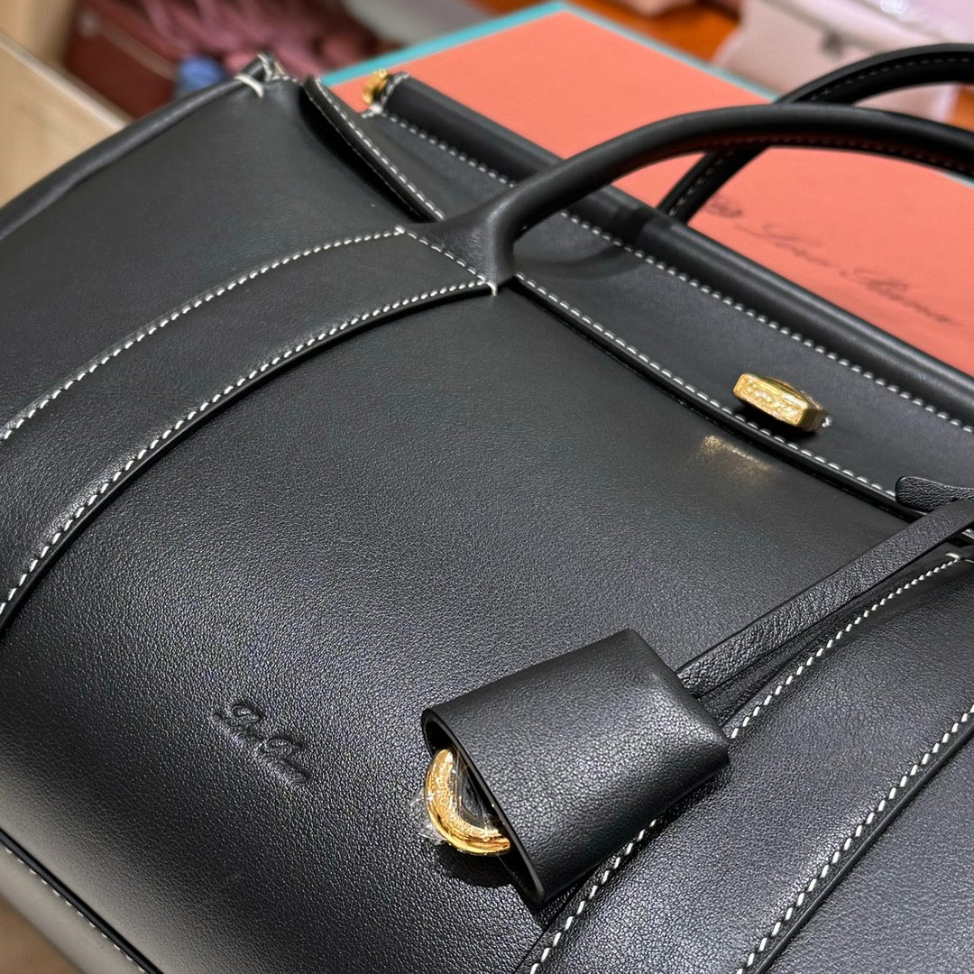 Loom Tote Bag in Leather #1614