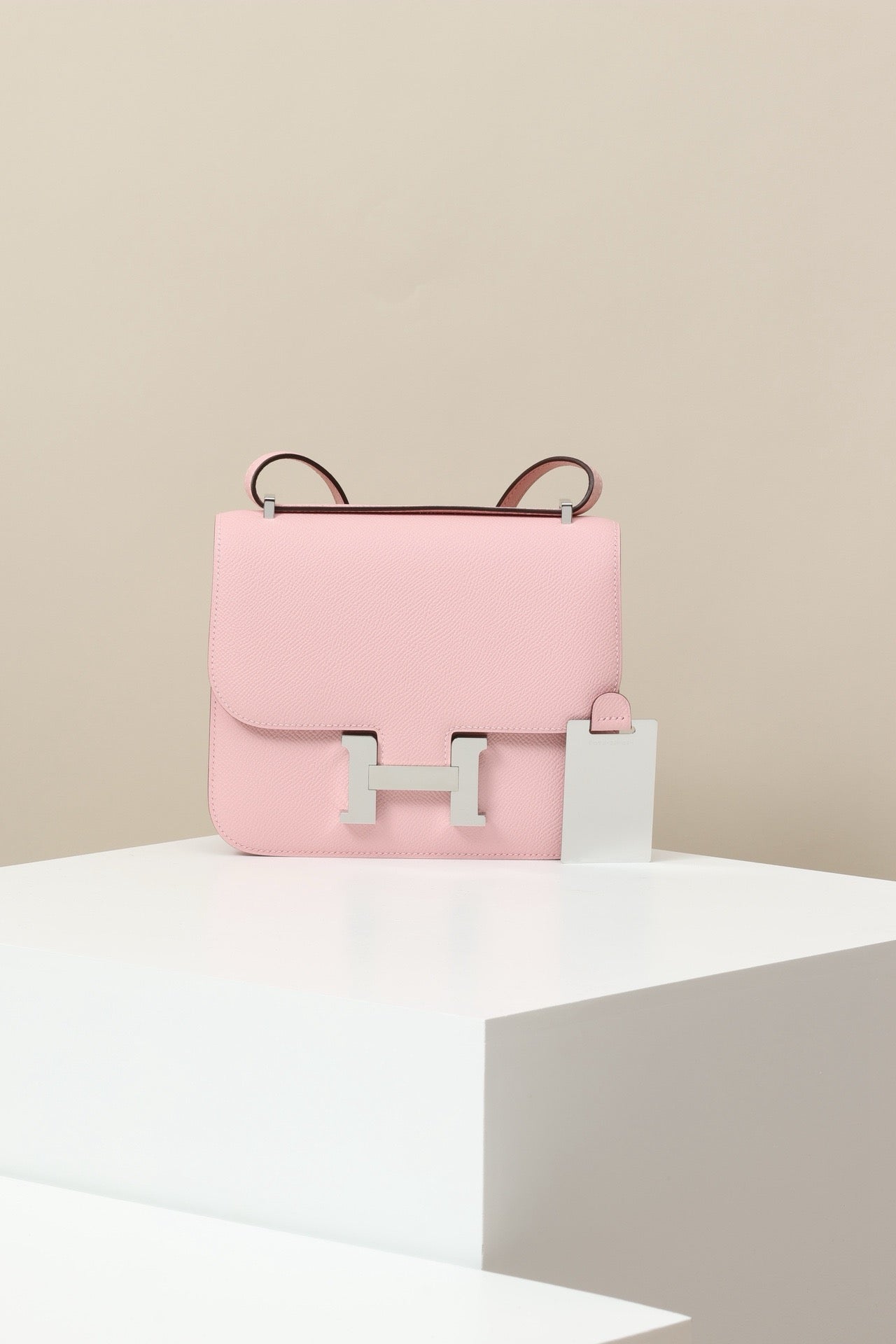 CJ19 19 cm , New Sakura Pink Epsom leather PHW #4305