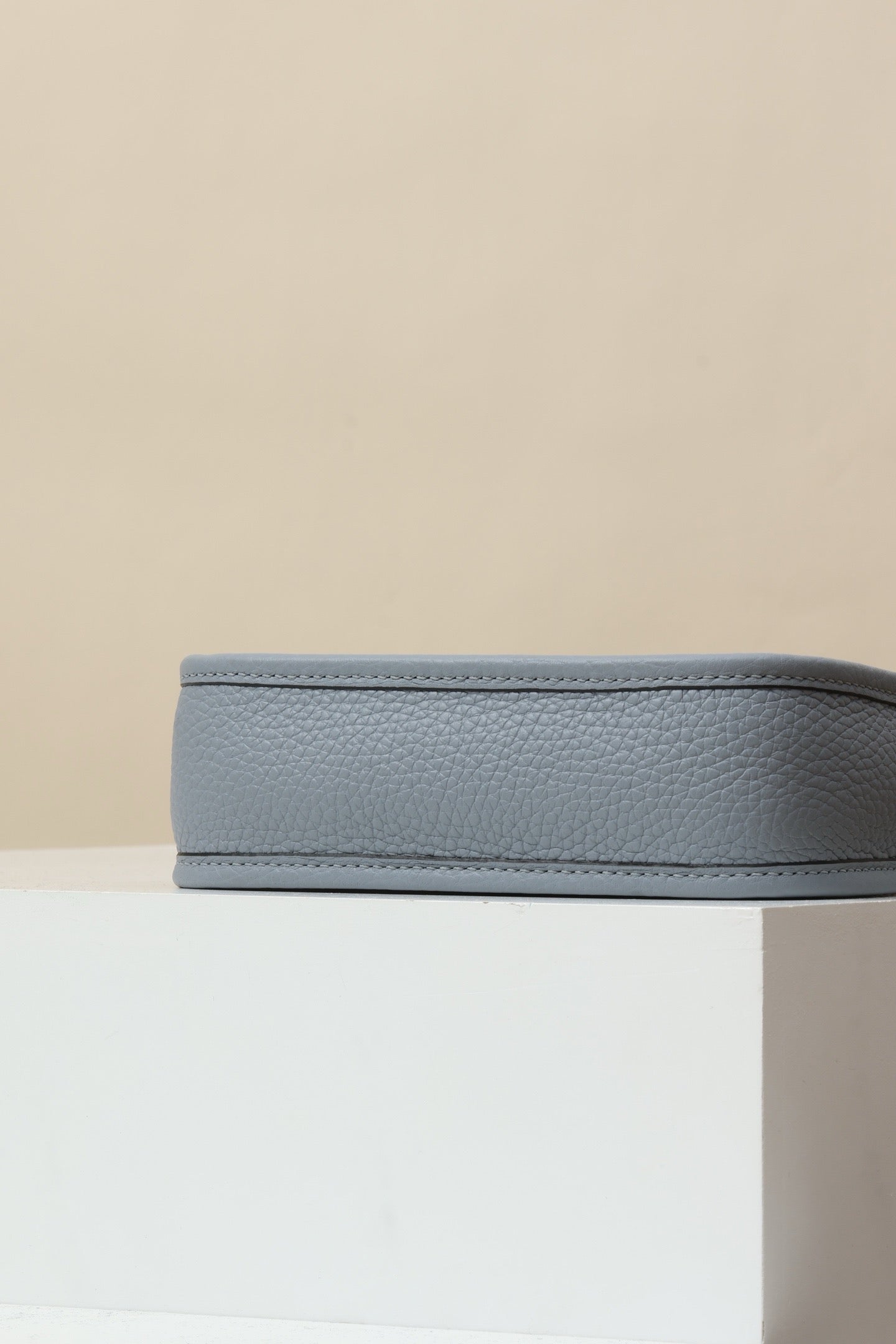 YF16 J7 Aegean Blue, Clemence bull leather crossbody bag  , GHW #4407