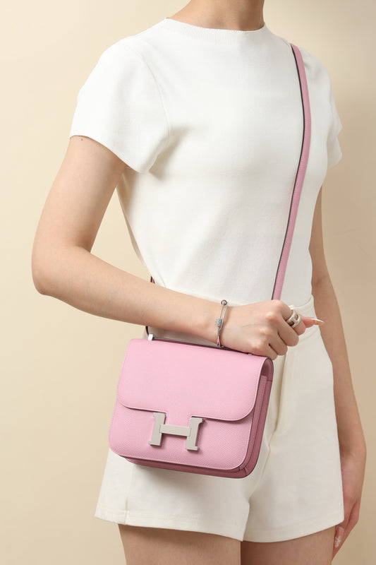 CJ19 19 cm ,  Wisteria Purple Epsom leather PHW #4306