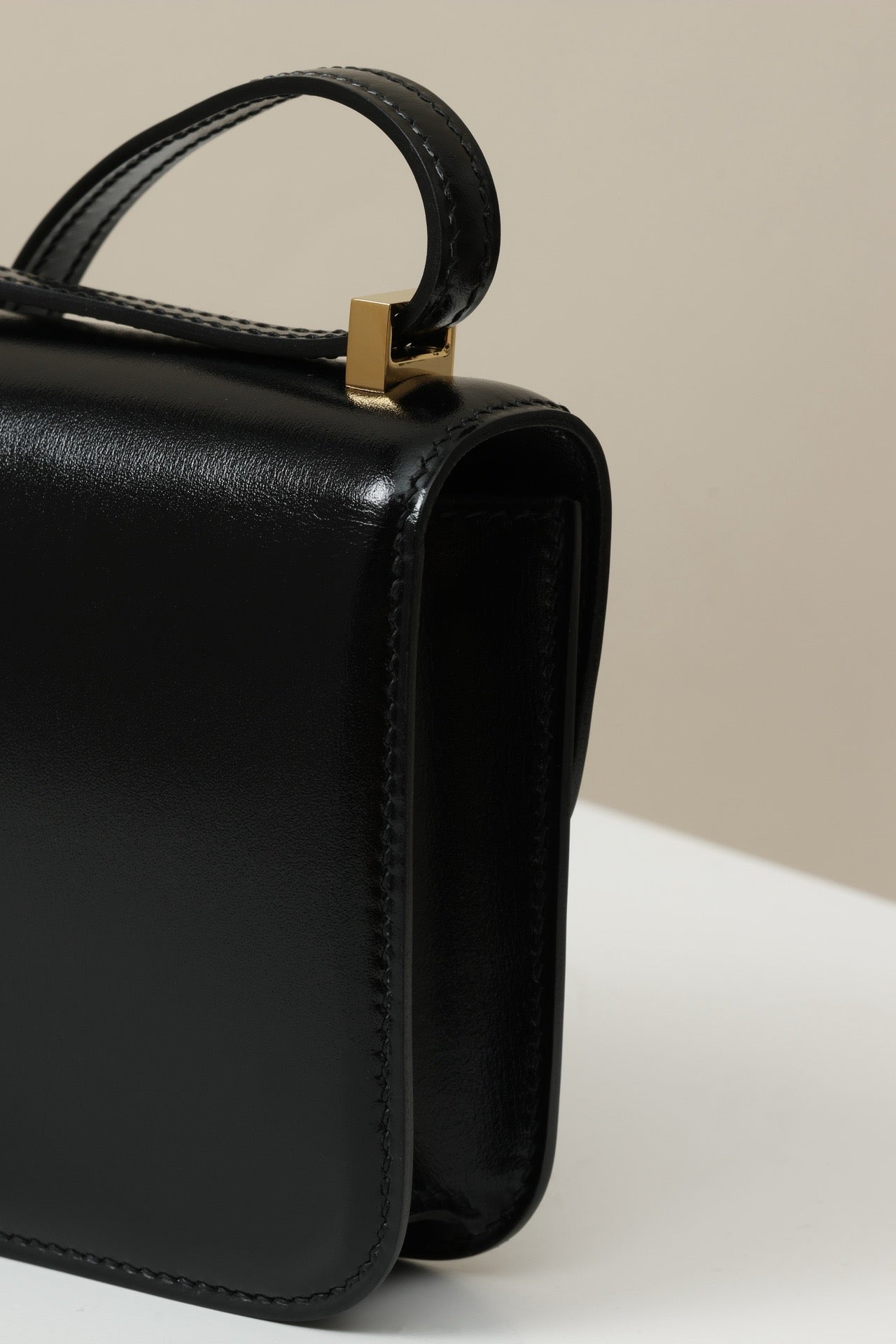 CJ14 , 14 cm,  Box leather , CK89 Black GHW #4361