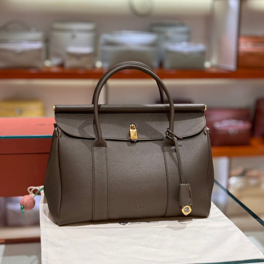 Loom Tote Bag in Leather #1612