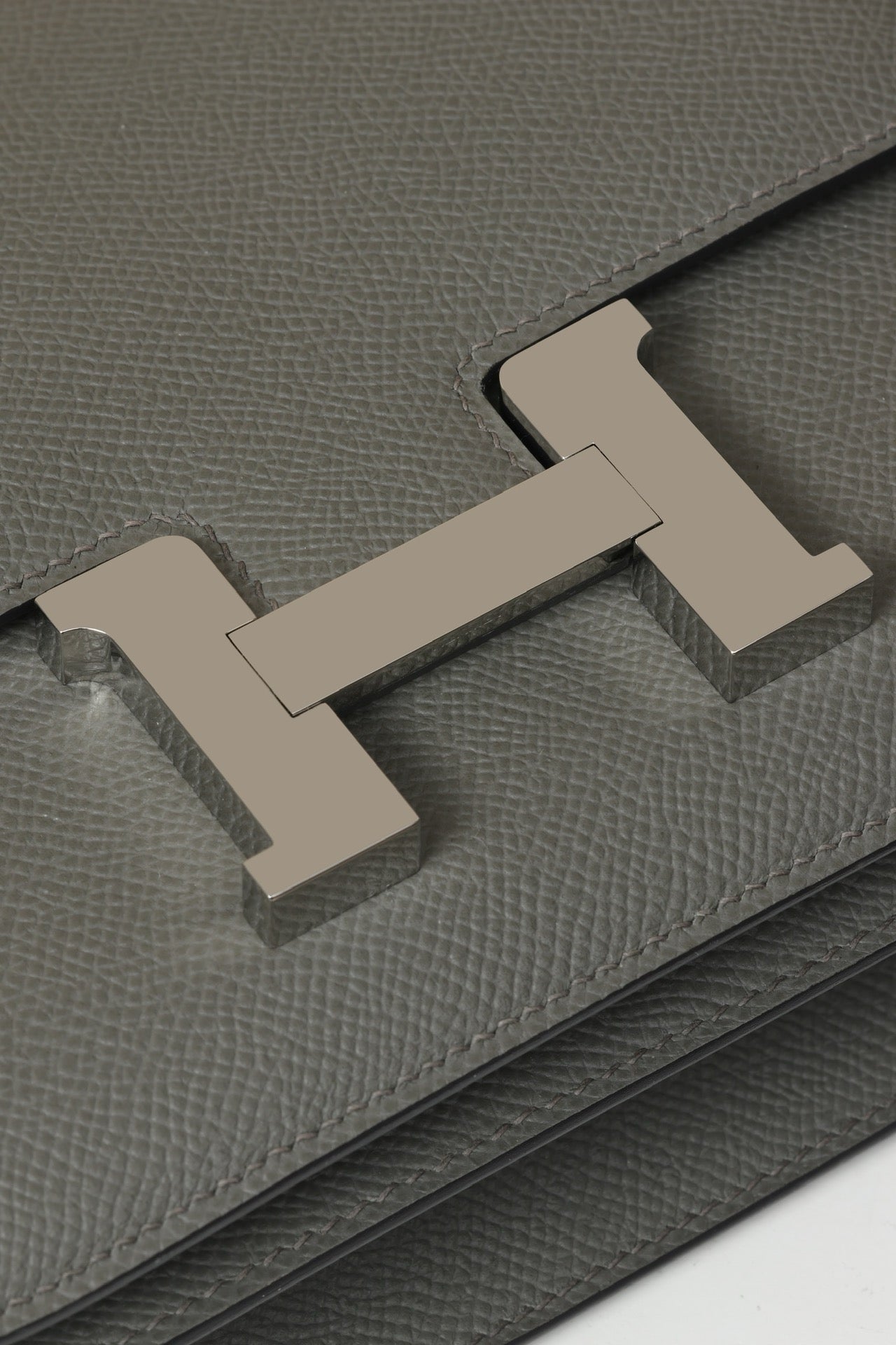 CJ19 19 cm , Cumulus Grey Epsom leather PHW #4335