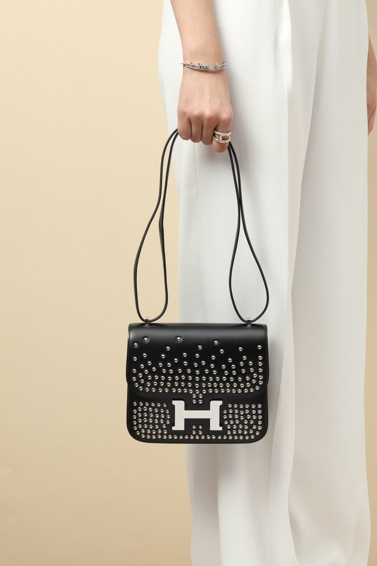 CJ19 19 cm , Box leather PHW #4288