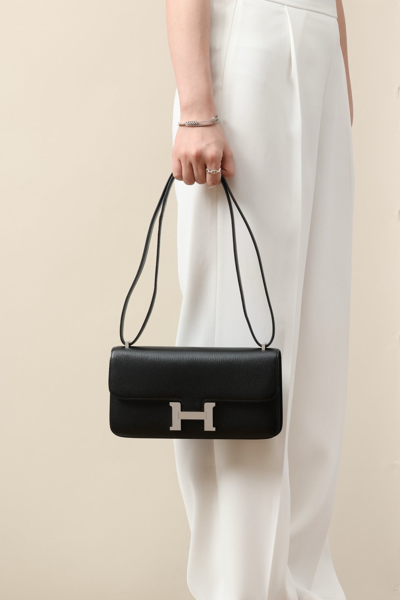 CJG24 ,  CK89 Black Goatskin ,PHW #4380