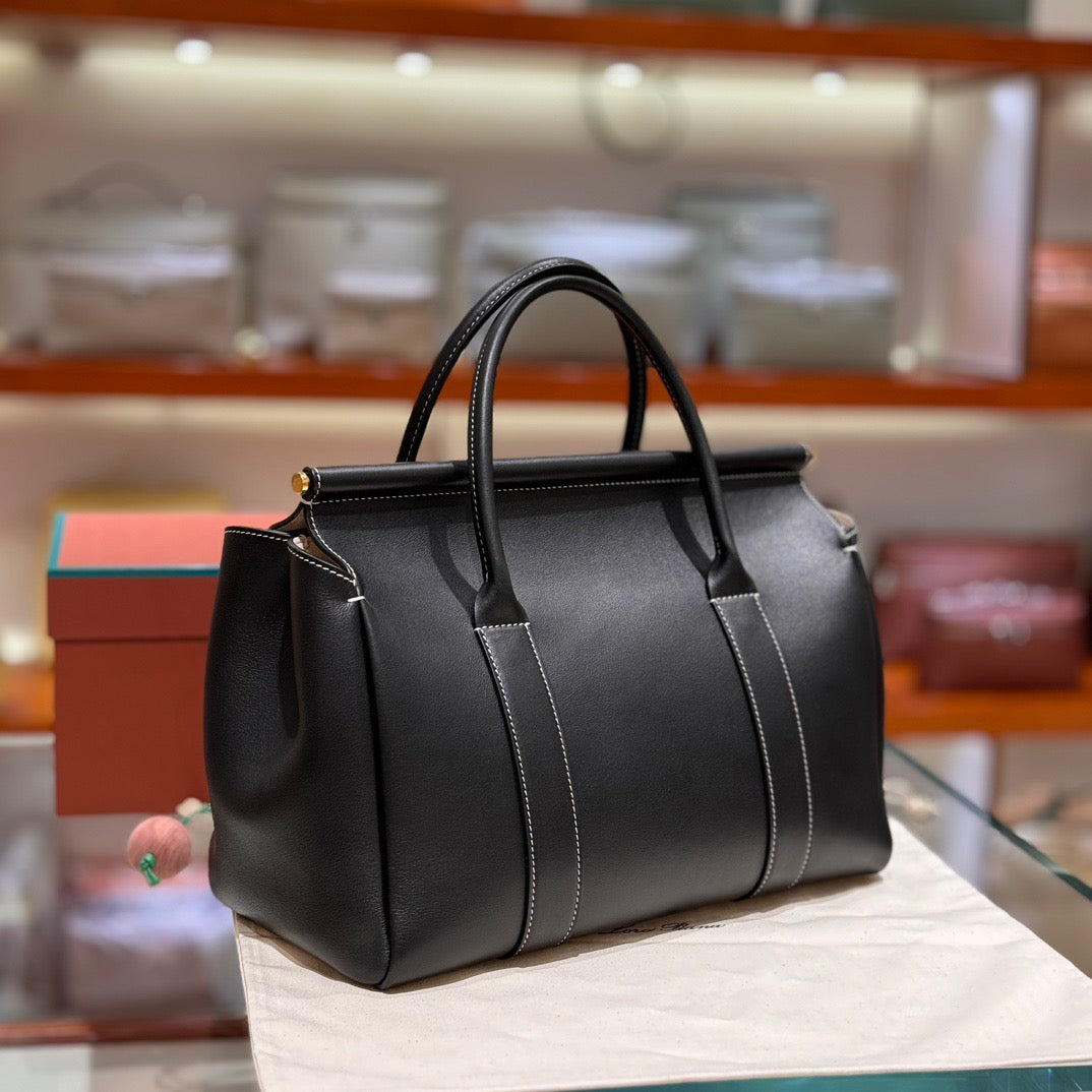 Loom Tote Bag in Leather #1614