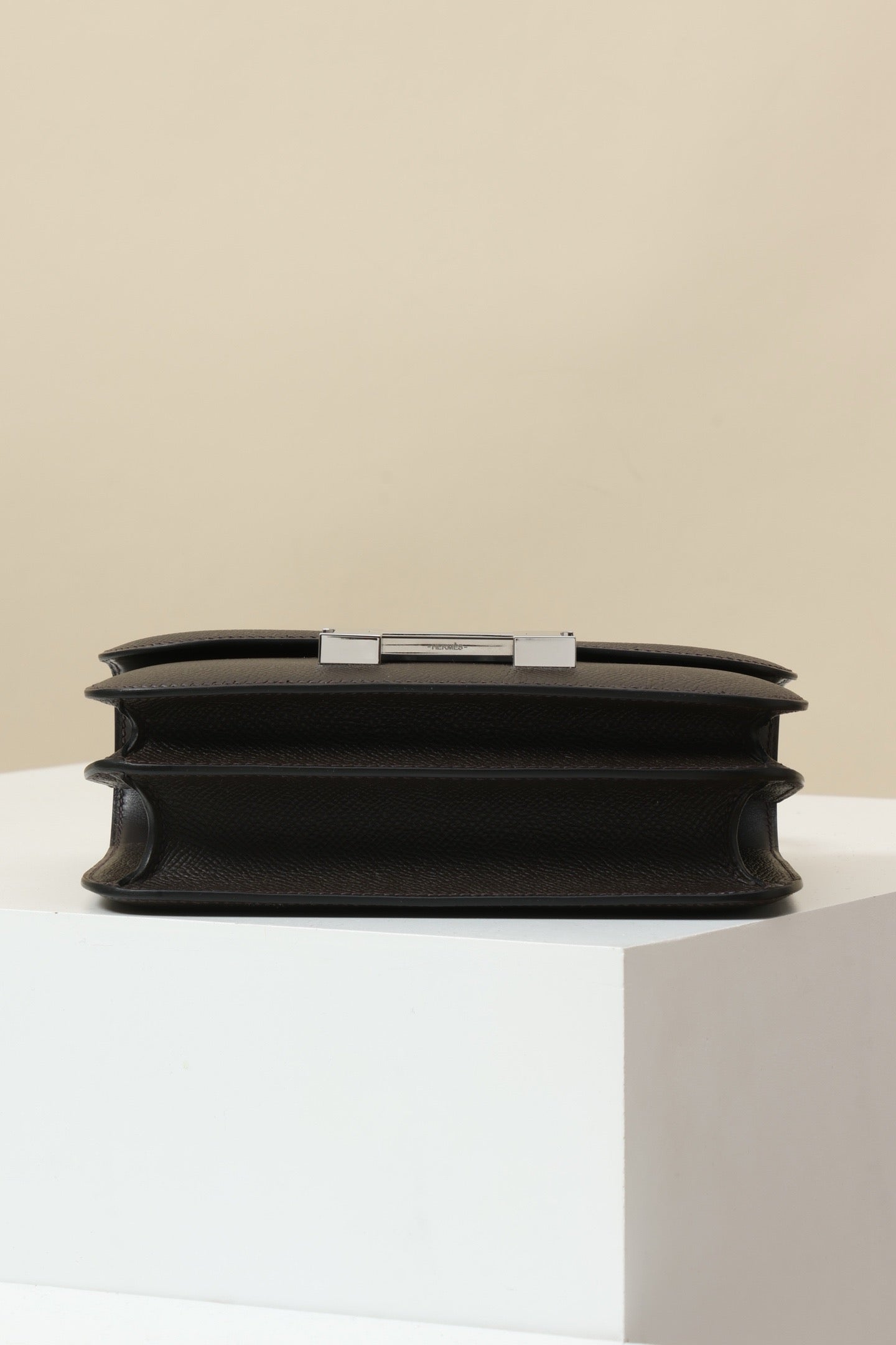 CJ19 19 cm ,  Bark Brown Epsom leather PHW #4310