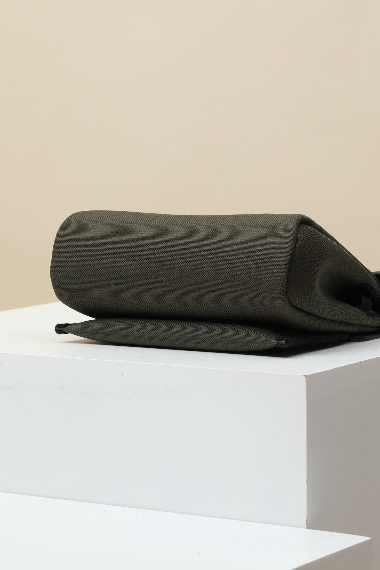 HB20 CK89 Black / Bronze Green  H Viking Canvas and Hunter Leather Shoulder Bag PHW #4635