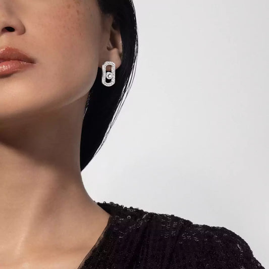 أقراط ميسيكا ذهب عيار 18, ألماس vvs1