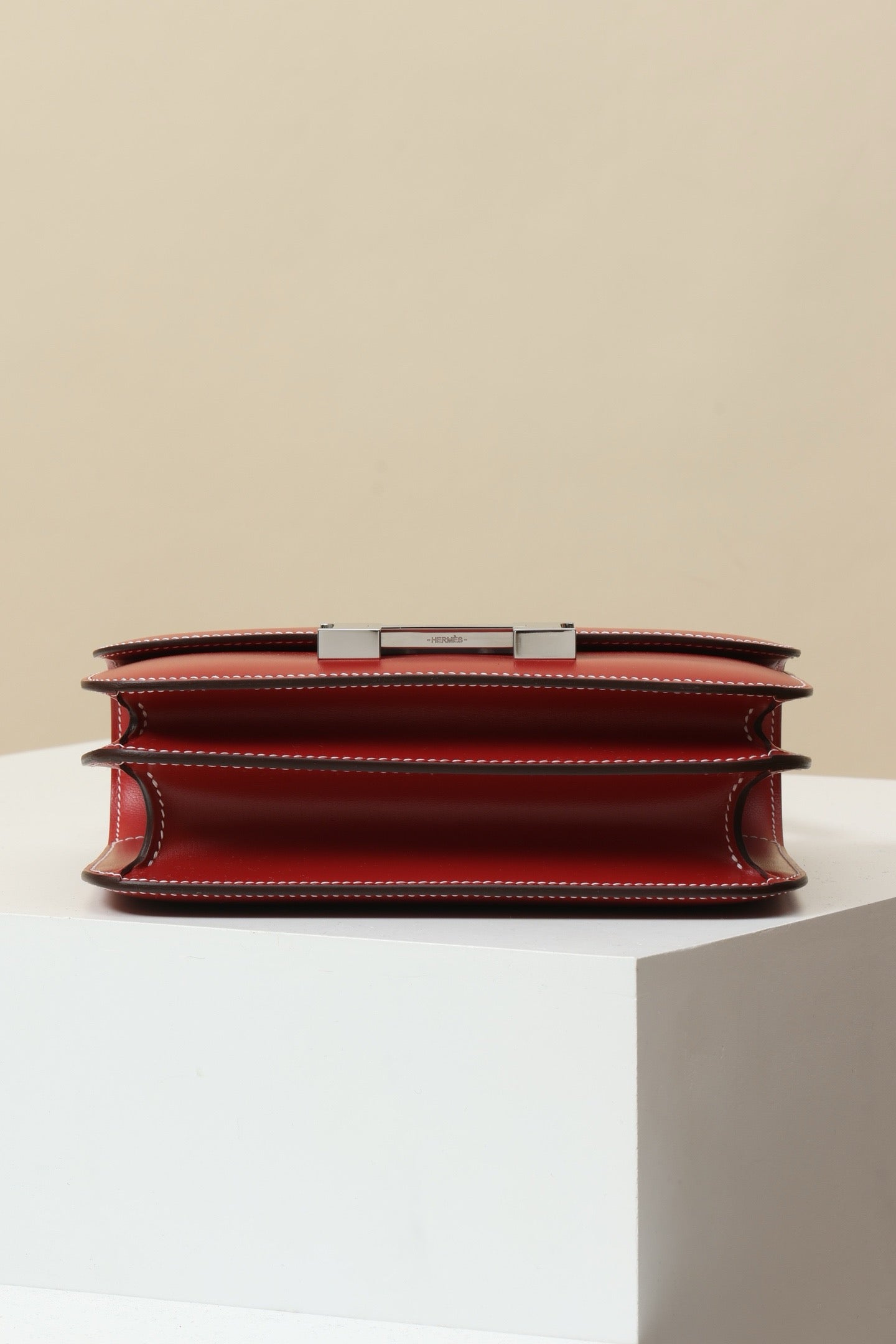 CJ19 19 cm ,  Ferrari Red Box leather PHW #4293