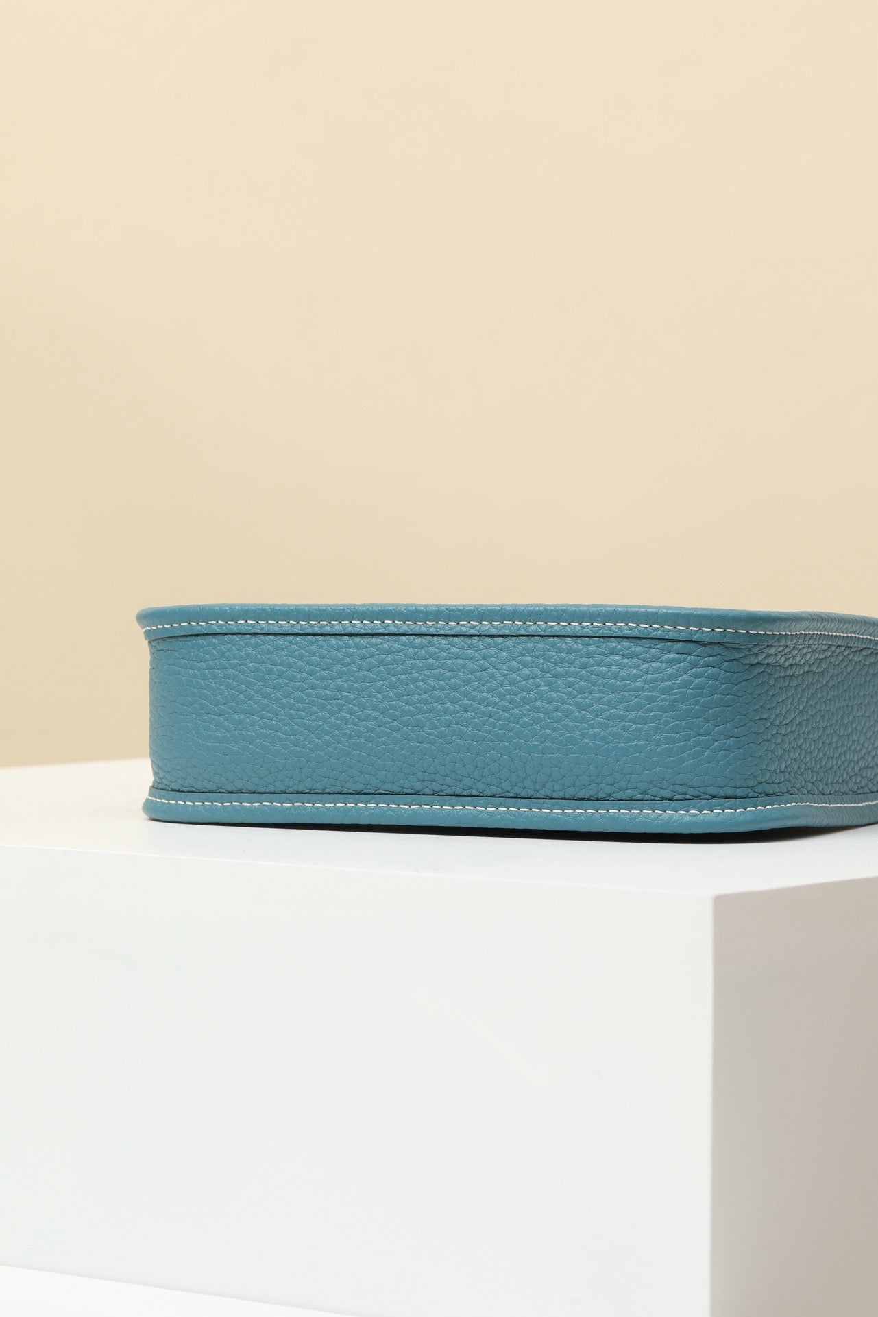 YF16 D2 New Denim Blue Clemence bull leather crossbody bag  ,GHW#4430