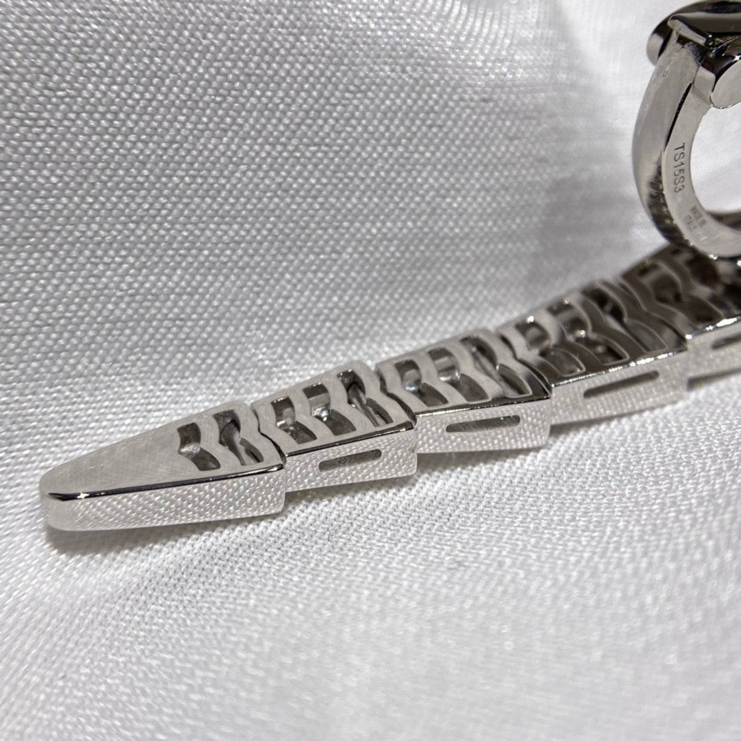 أقراط بولغاري ذهب عيار 18 , الماس vvs1