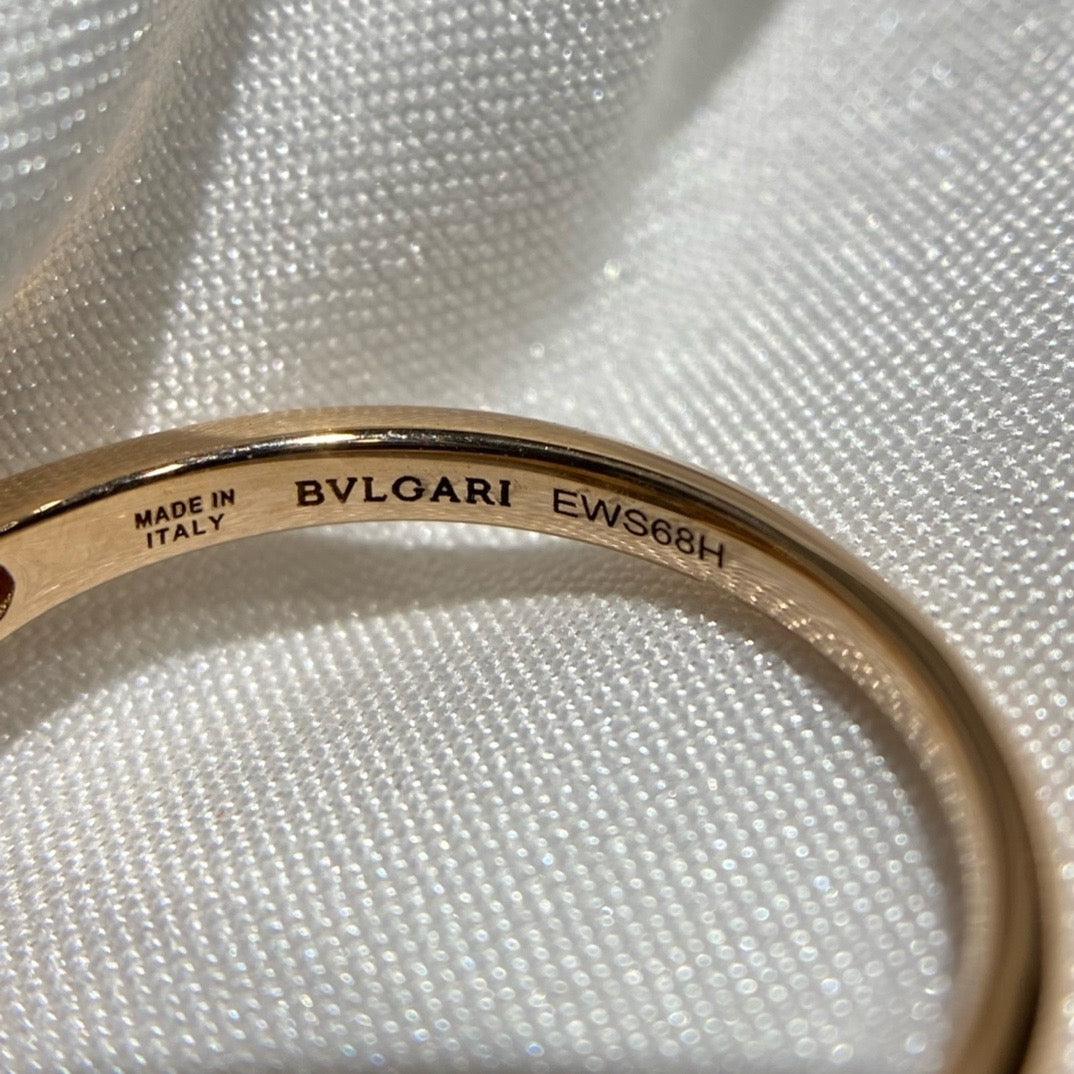 خاتم بولغاري ذهب عيار 18 , الماس vvs1