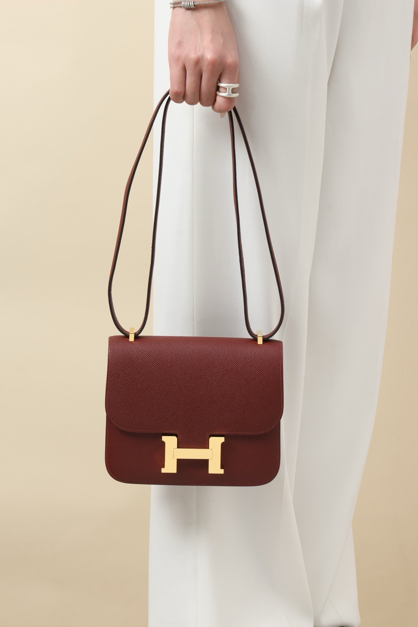 CJ19 19 cm , Red Epsom leather GHW #4318