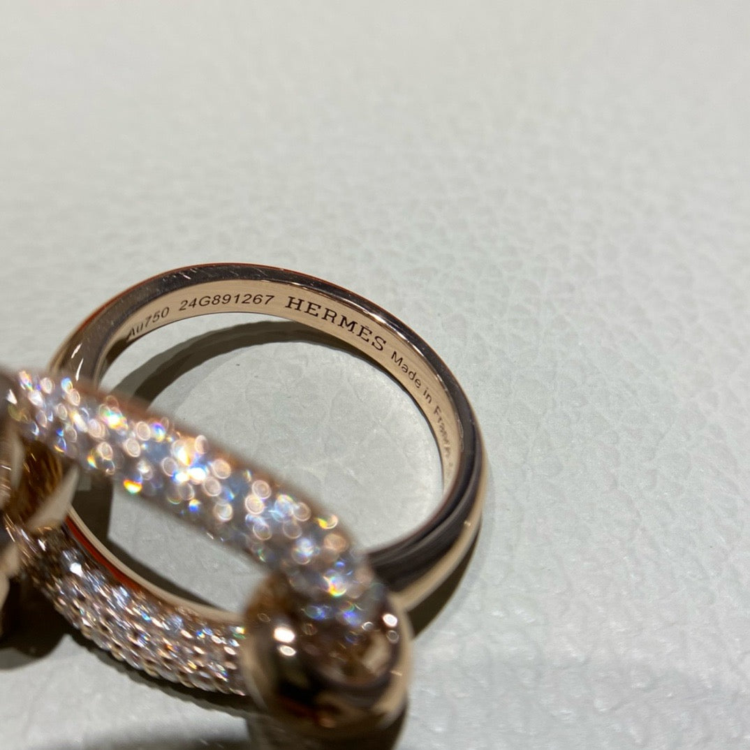 خاتم ايرميه ذهب عيار 18 , الماس vvs1