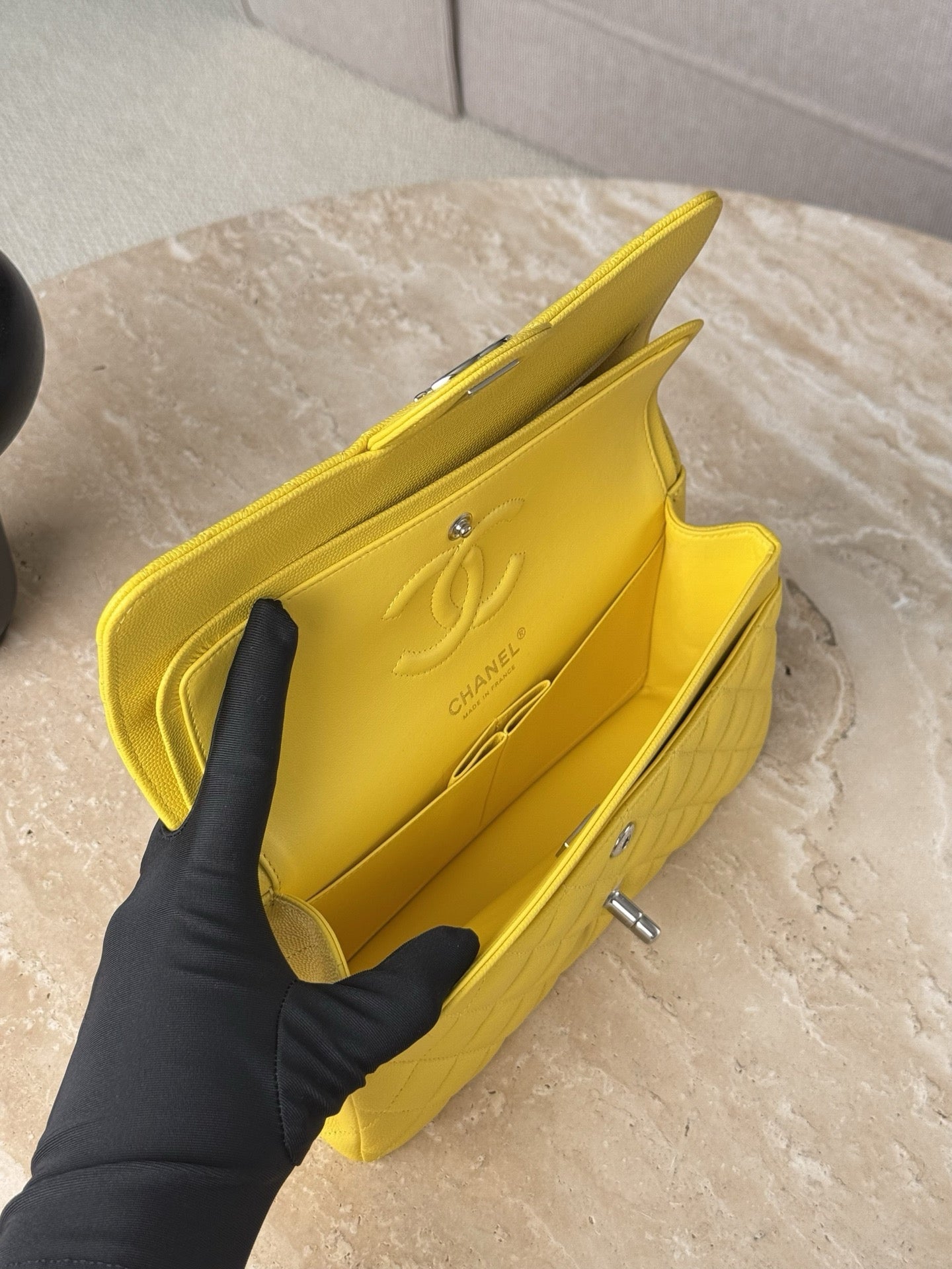 Cf23 Silver Hardware , Caviar # 4227