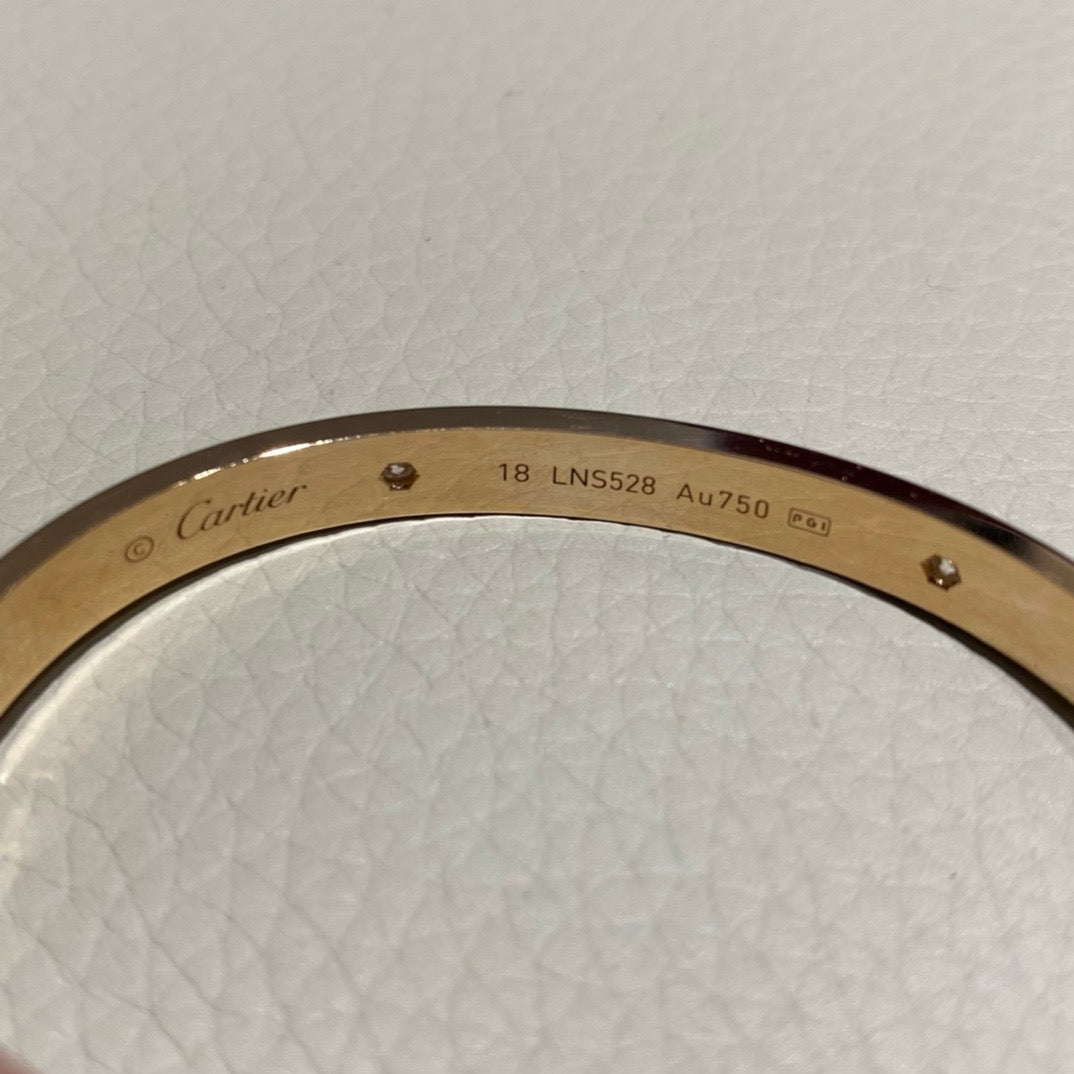 اسوارة كارتييه ذهب عيار 18, الماس vvs1