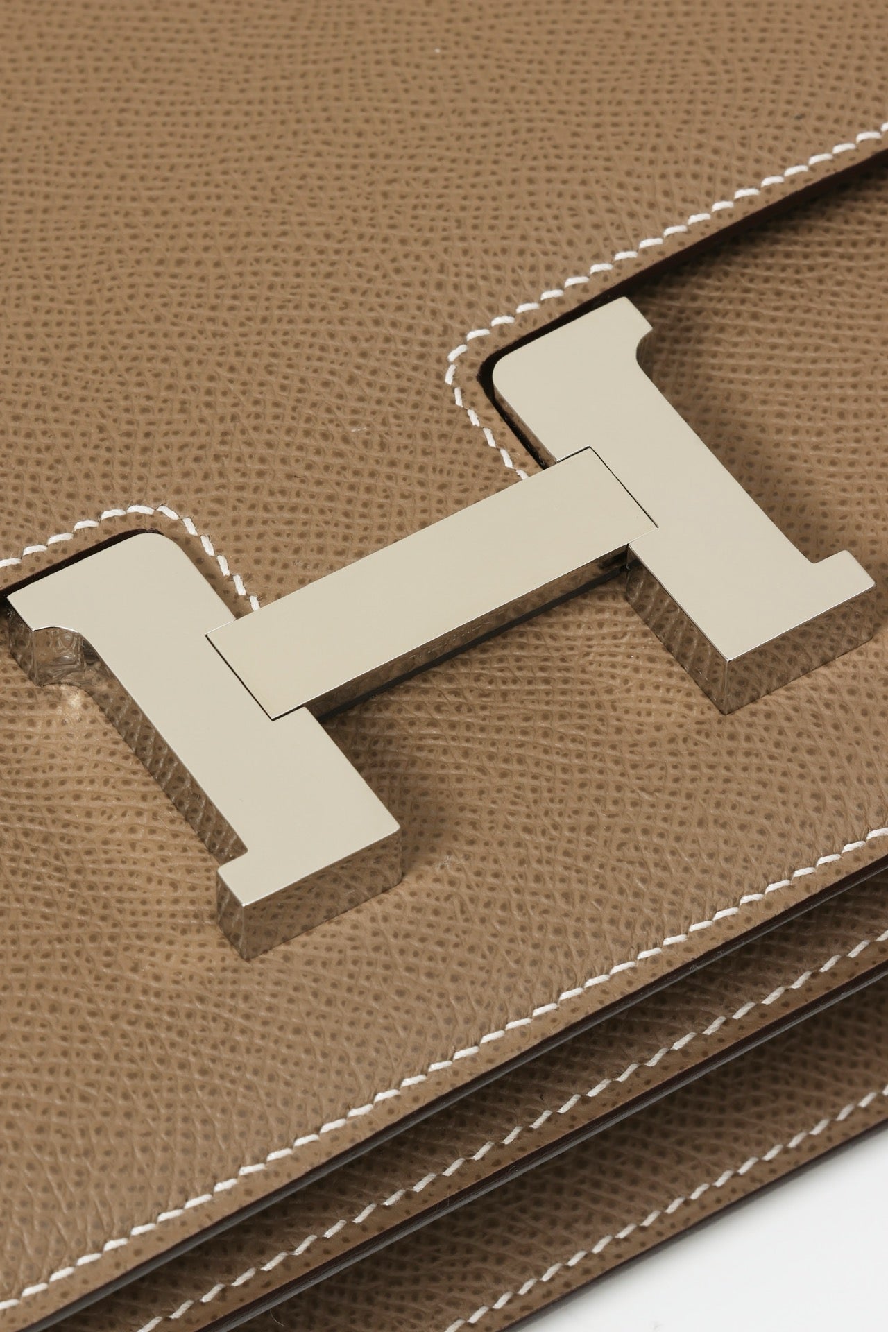 CJ19 19 cm , Elephant Grey Epsom leather PHW #4316