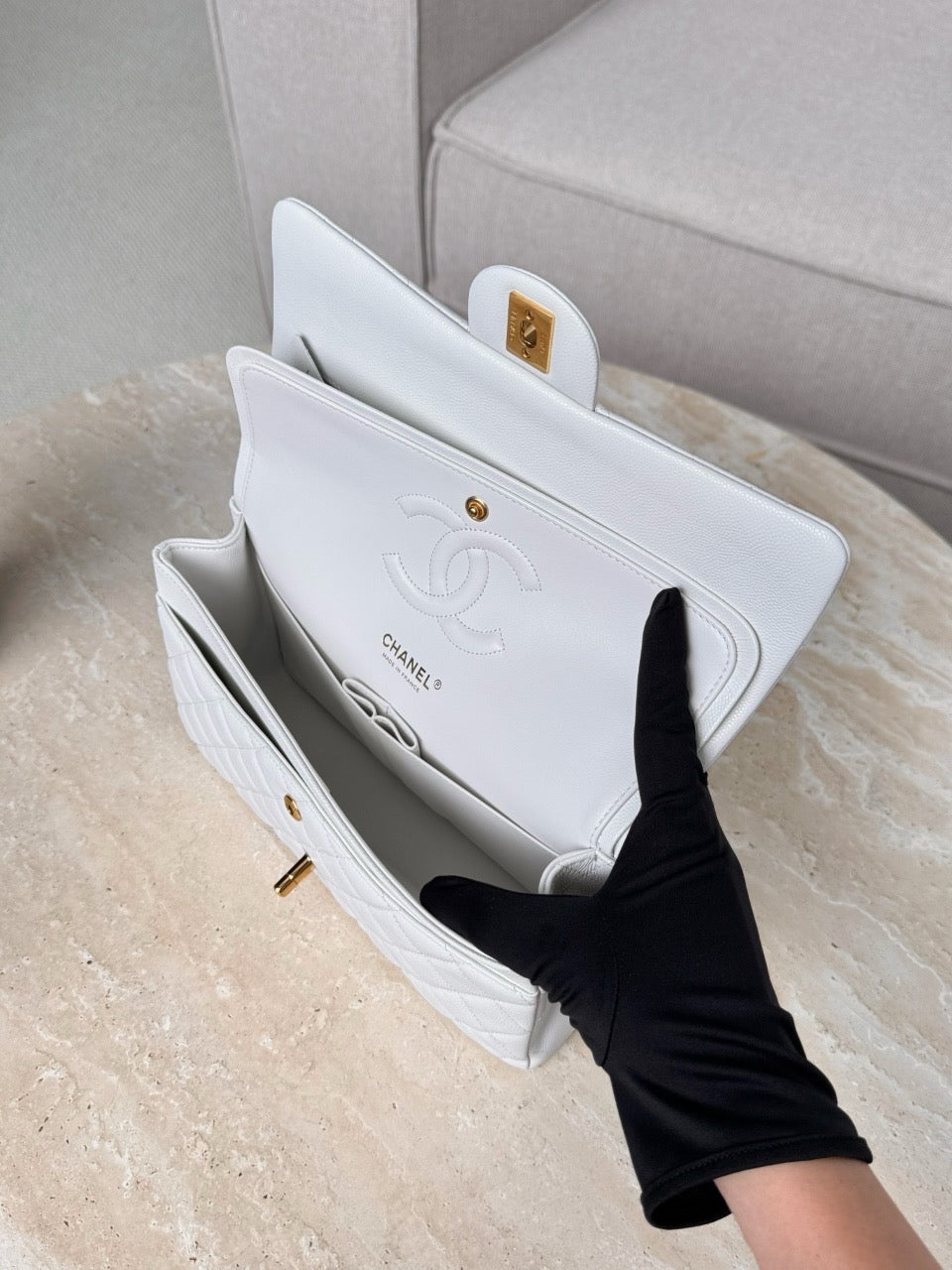 Cf25 Gold Hardware , Caviar # 4208