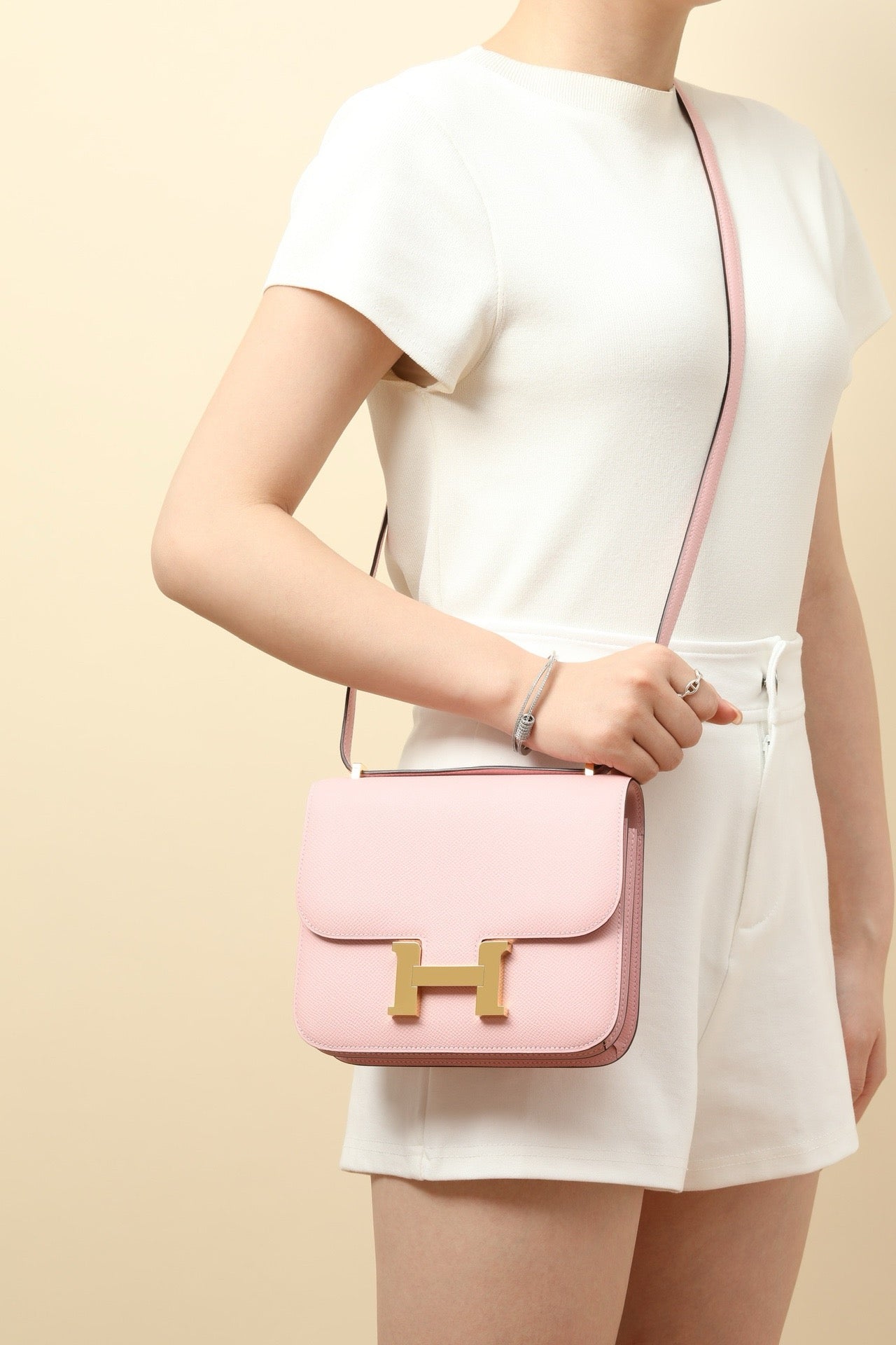 CJ19 19 cm ,  3Q Sakura Pink  Epsom leather GHW #4340