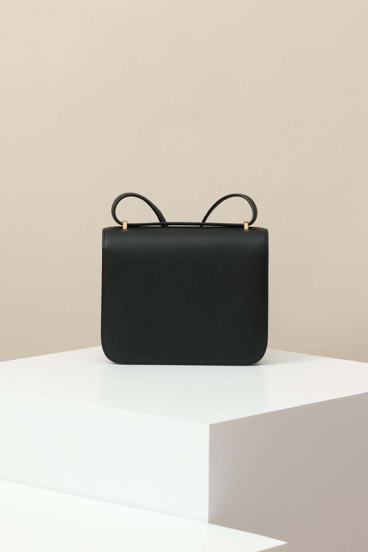 CJ19 19 cm , Black Epsom leather PHW #4296