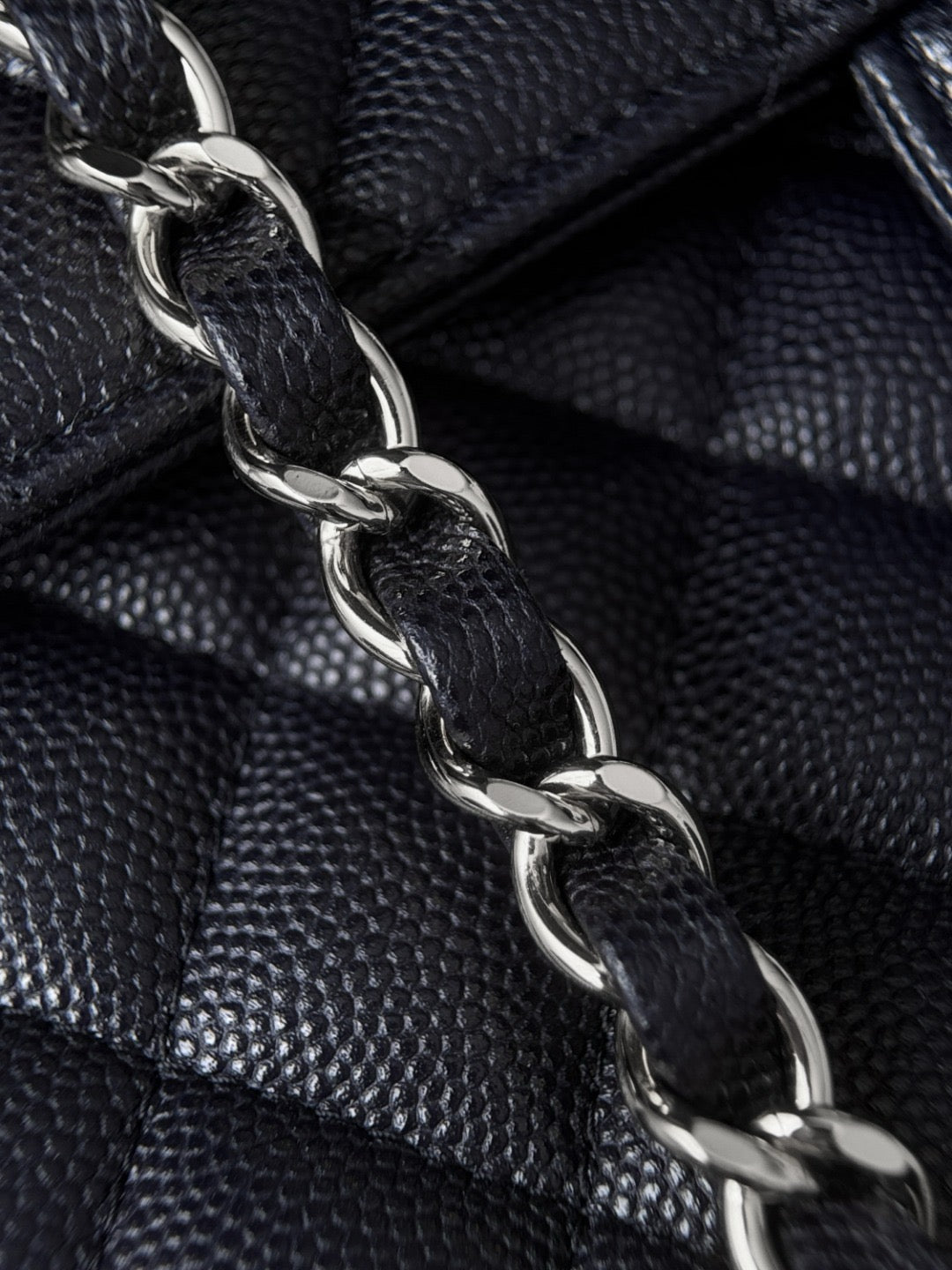 Cf23 Silver Hardware, Caviar # 4230