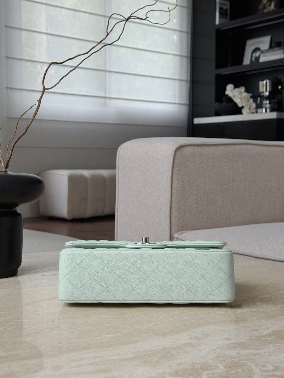 Cf23 Silver Hardware , Caviar # 4225