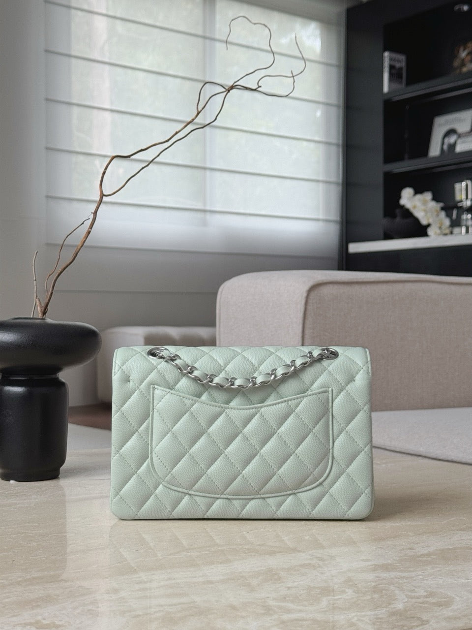 Cf23 Silver Hardware , Caviar # 4225