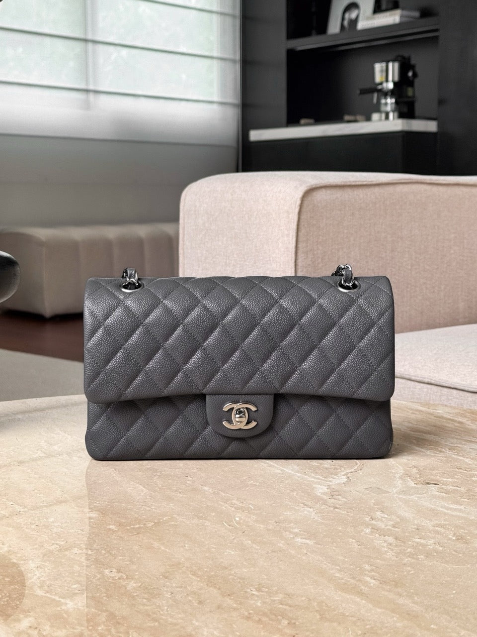 Cf25 Silver Hardware , Caviar # 4205