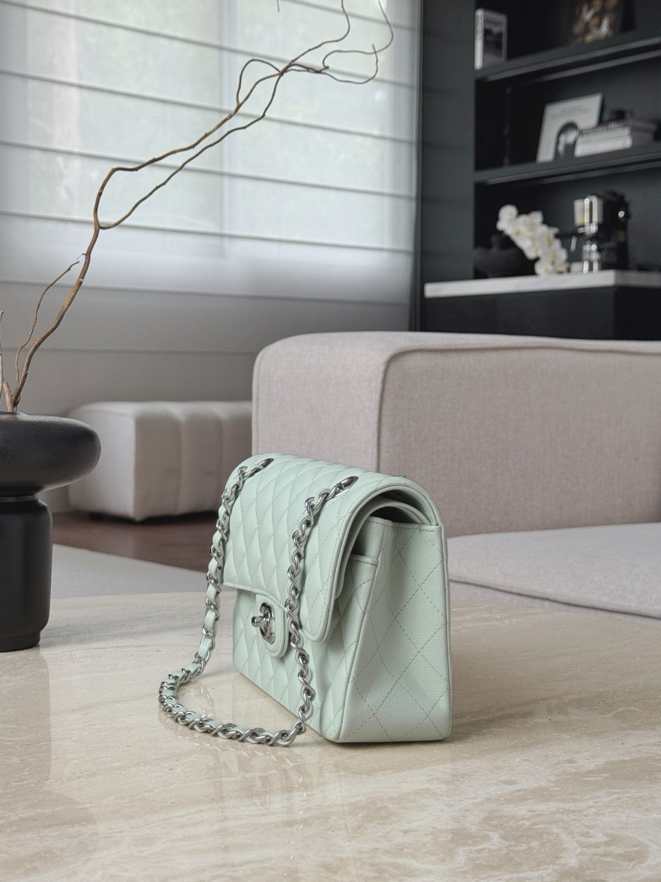 Cf23 Silver Hardware , Caviar # 4225