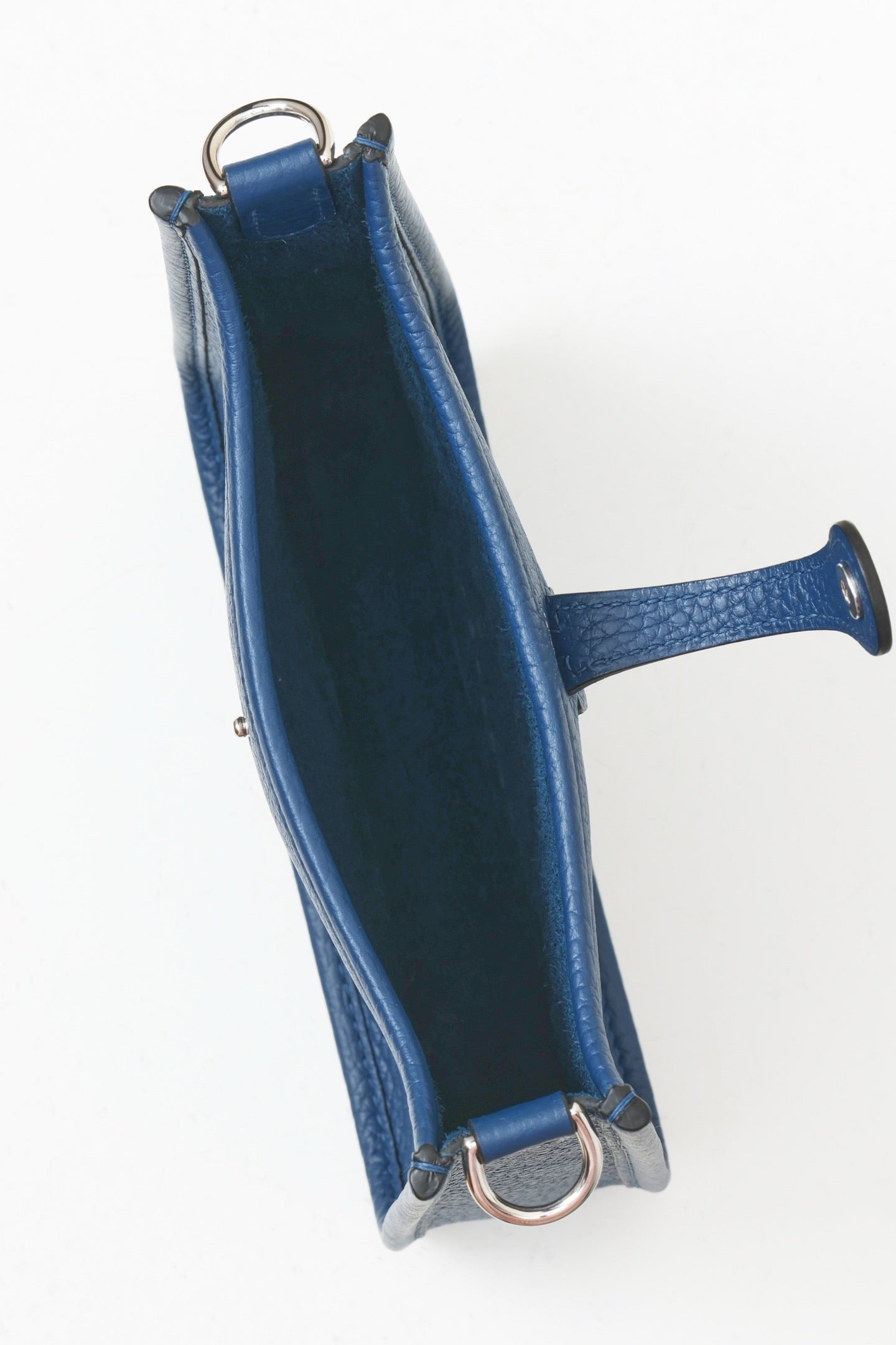 YF16 Tie-Dye Blue , Clemence bull leather crossbody bag  , PHW #4395