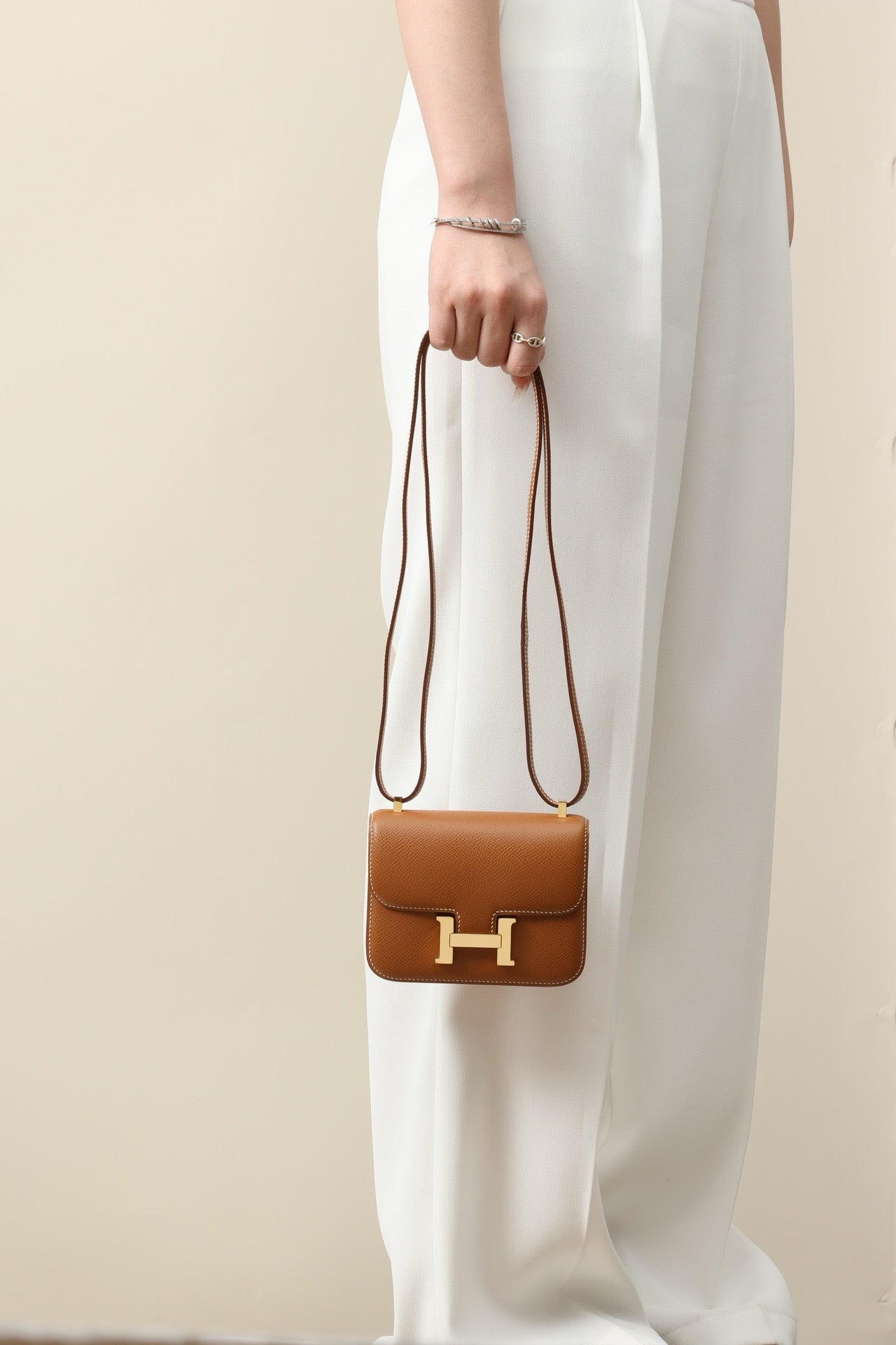 CJ14 , 14 cm, CK37 Gold Brown GHW #4356