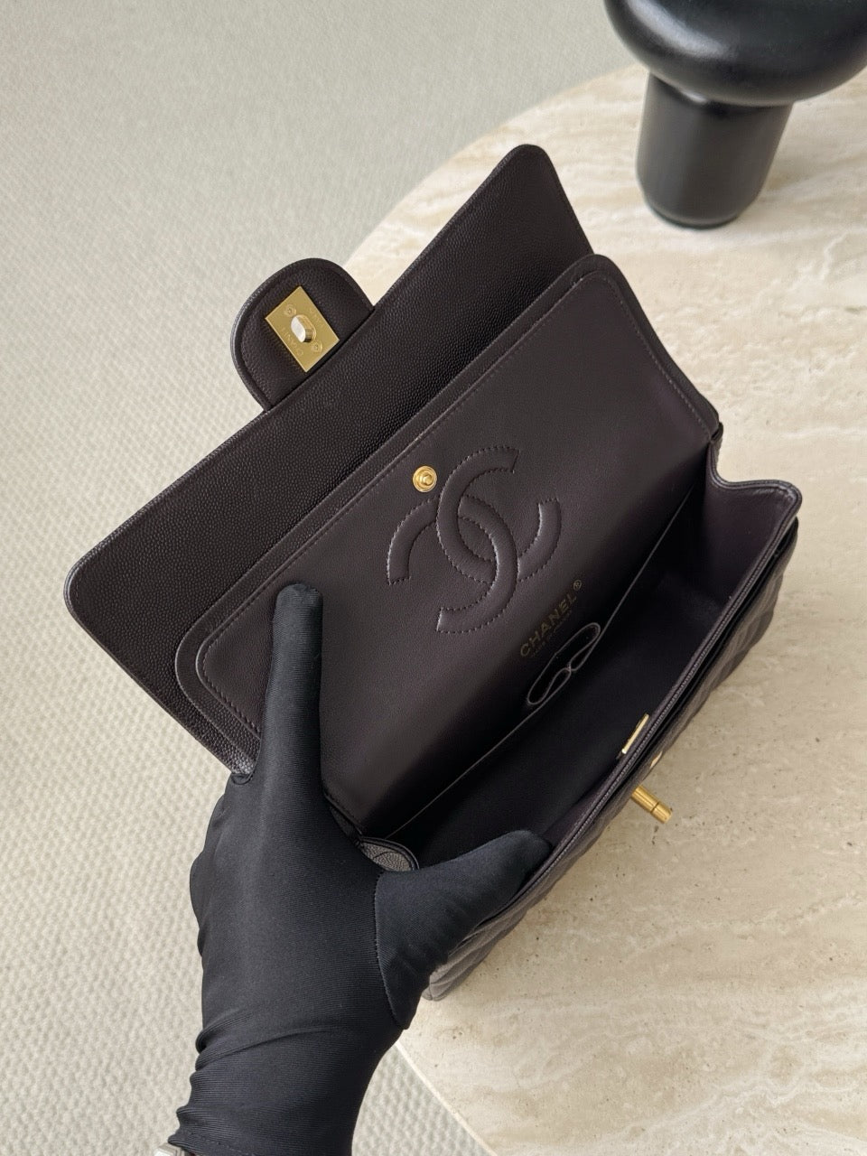 Cf25 Gold Hardware , Caviar # 4213