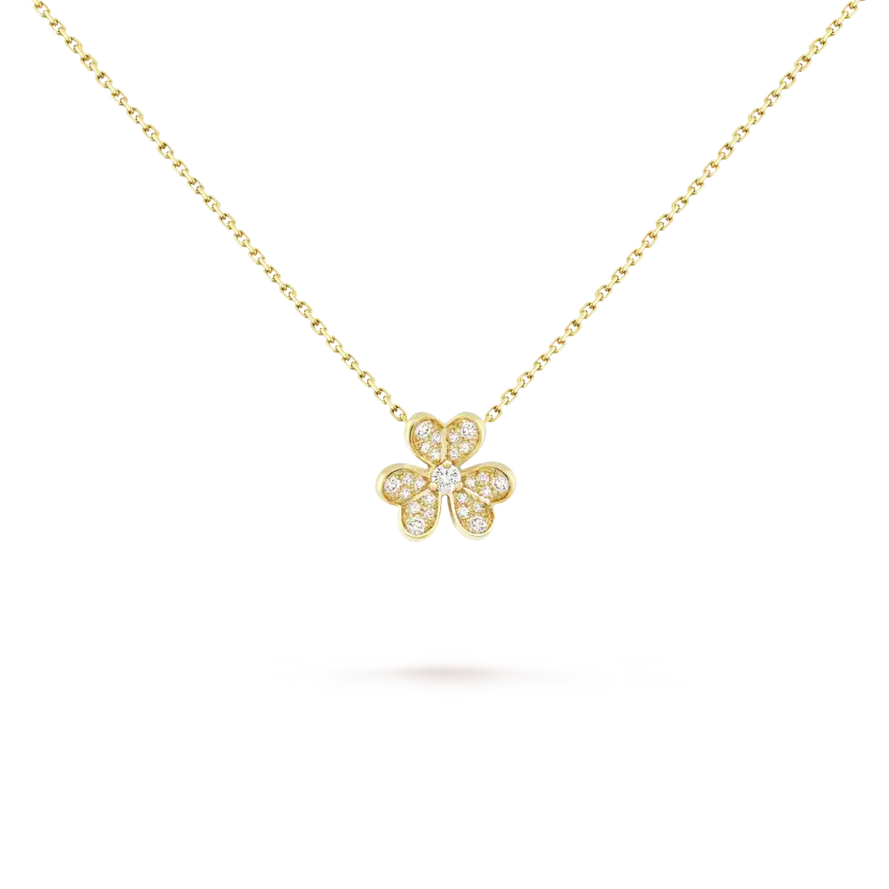 Frivole Pendant, Mini Model, Diamonds