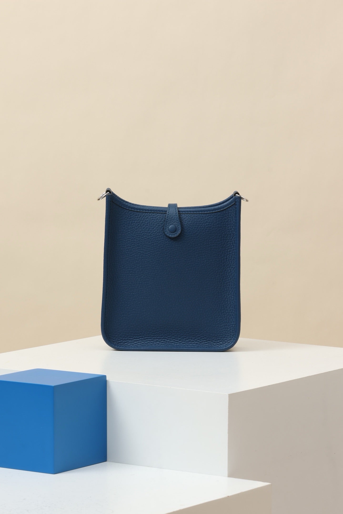 YF16 Tie-Dye Blue , Clemence bull leather crossbody bag  , PHW #4395