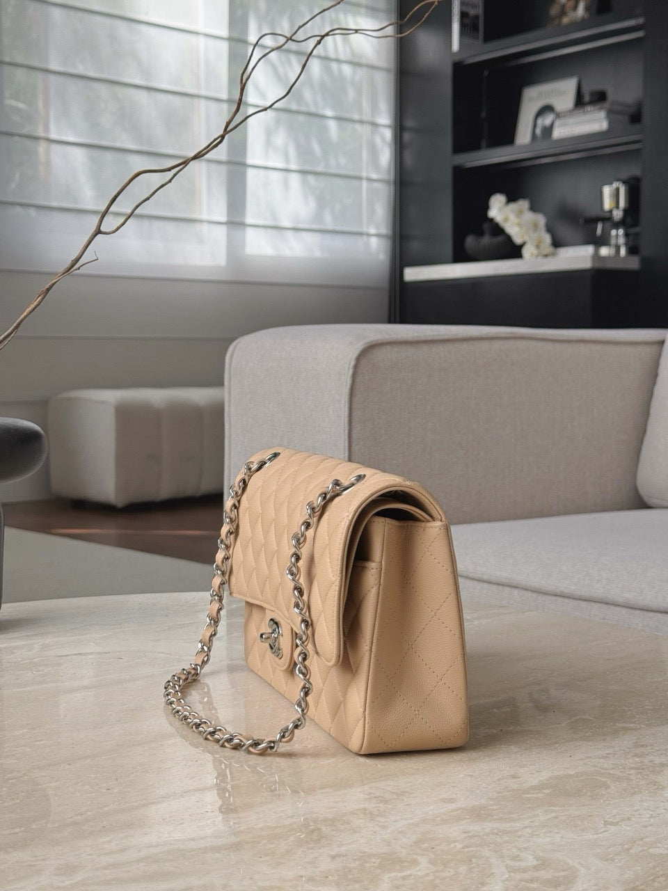 Cf25 Silver Hardware , Caviar # 4202