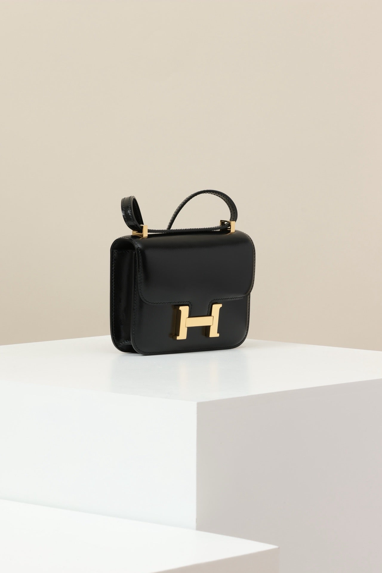 CJ14 , 14 cm,  Box leather , CK89 Black GHW #4361