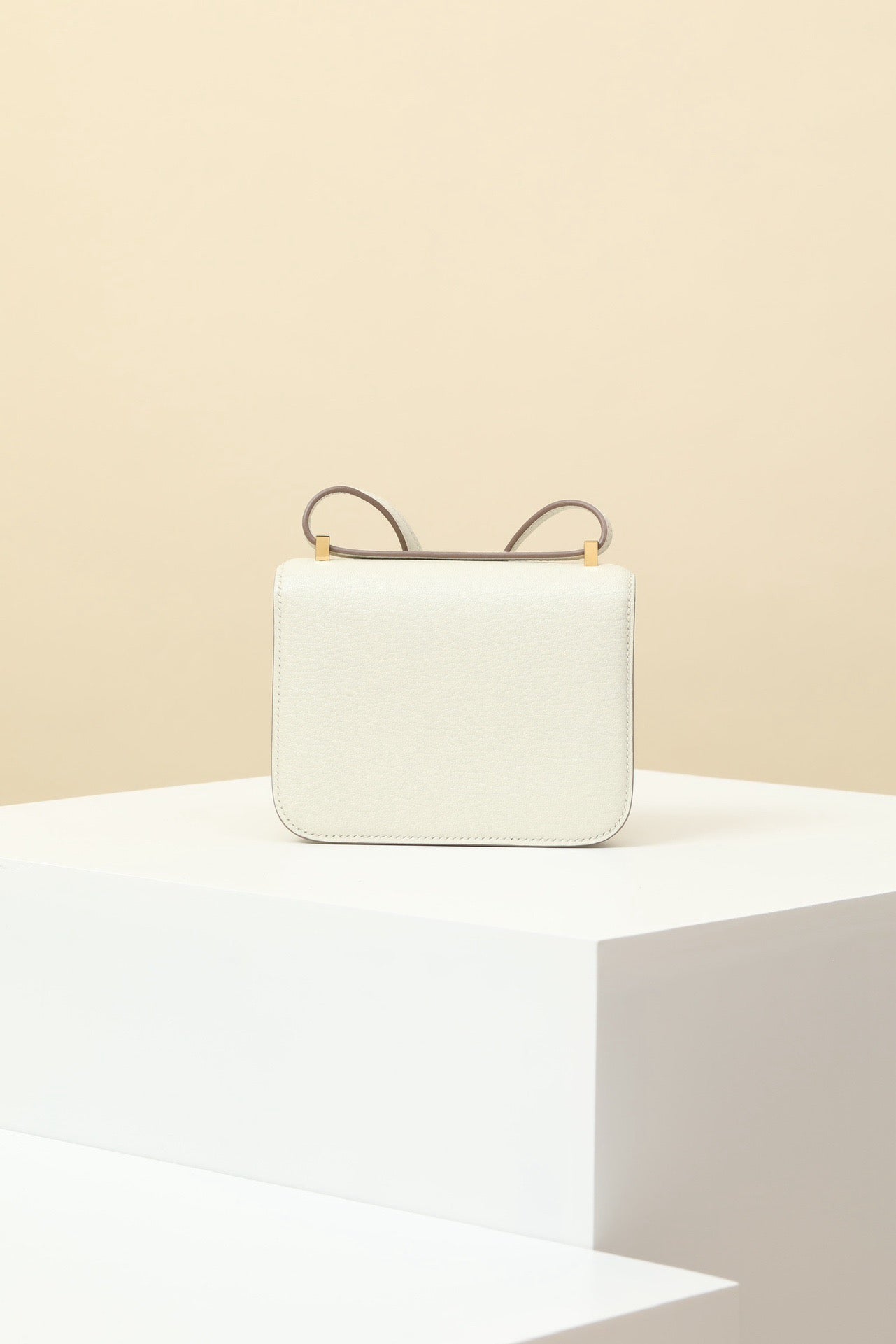 CJ14 , 14 cm,  CC10 Milkshake White GoatSkin GHW #4362