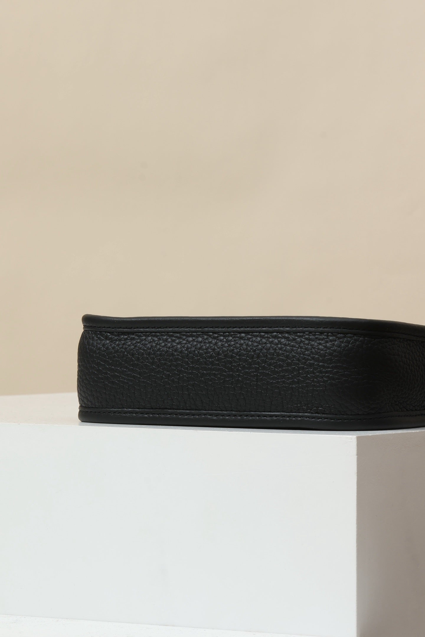 YF16 CK89 Black , Clemence bull leather crossbody bag  , PHW #4397